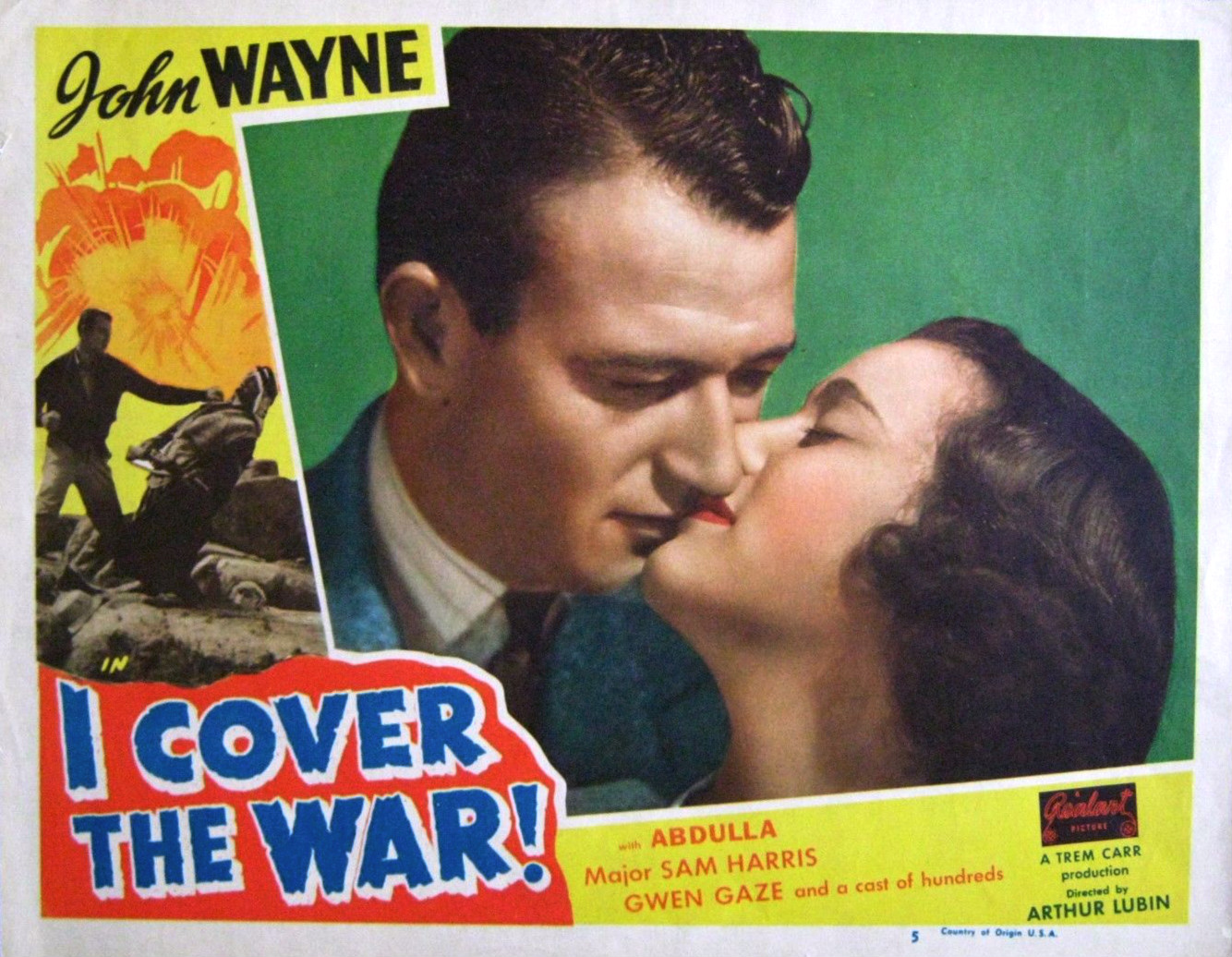 Imagem de referência relacionada a I Cover the War, item descrito como filme de 1937 dirigido por Arthur Lubin