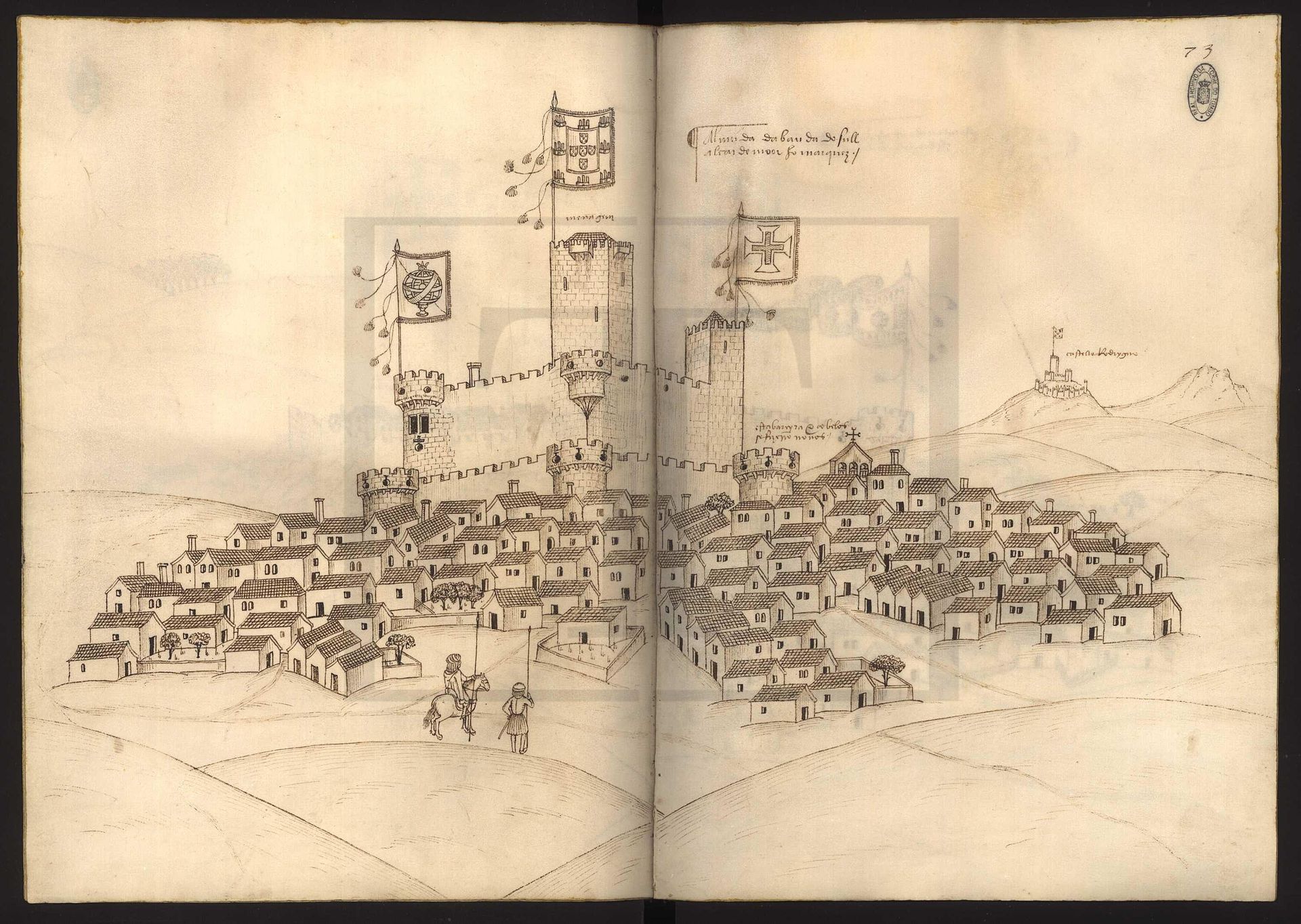 Imagem de referência de Livro das Fortalezas, descrito nos dados abertos como manuscrito iluminado