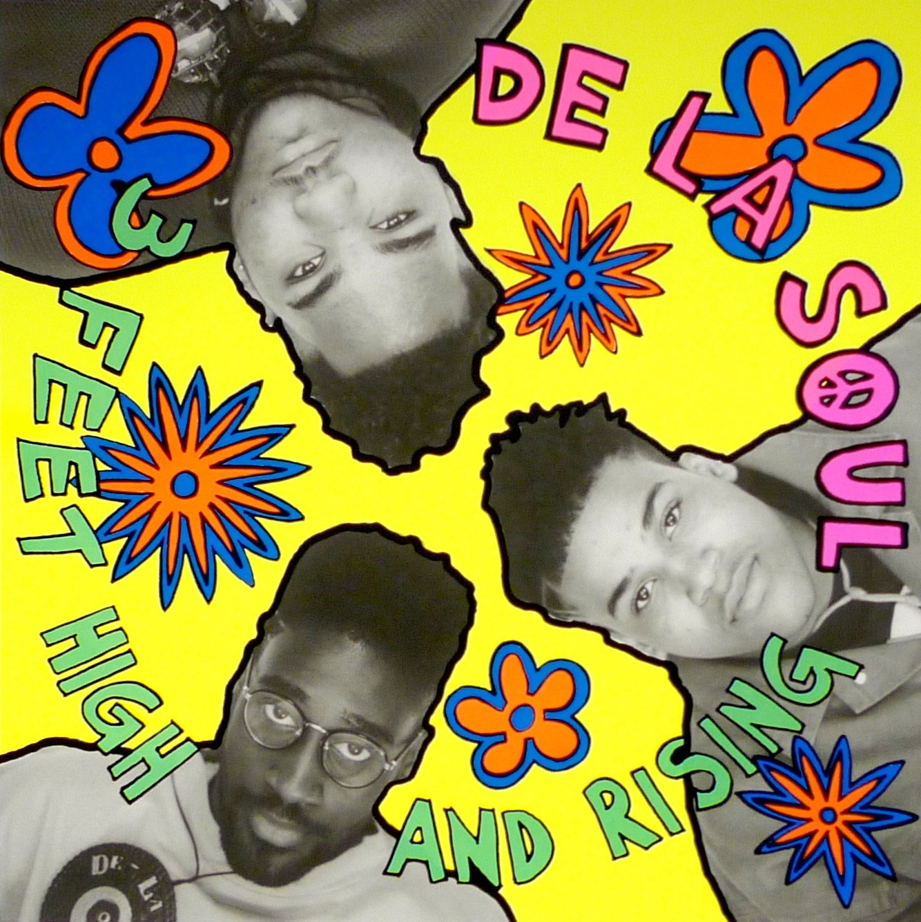 Imagem de referência relacionada a 3 Feet High and Rising, item descrito como álbum de estúdio de De La Soul de 1989