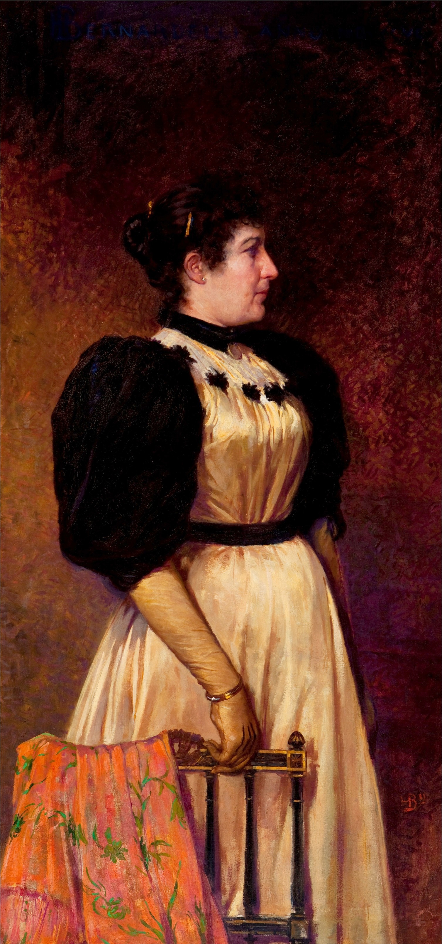 Imagem de referência de Retrato de uma senhora, descrito nos dados abertos como pintura de desconhecido