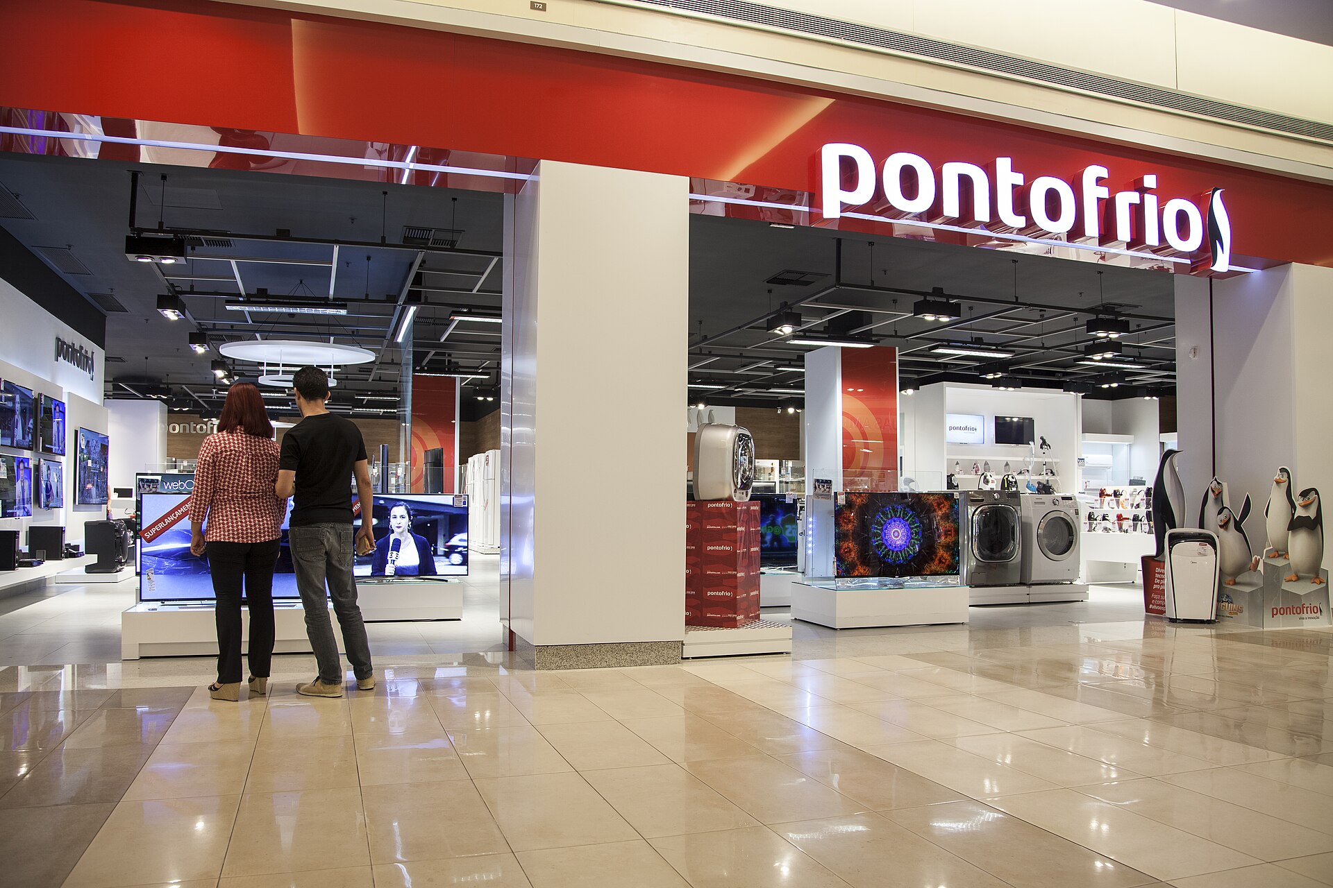 Imagem de referência relacionada a Pontofrio, item descrito como rede varejista brasileira que vende móveis, eletrodomésticos e eletrônicos de consumo