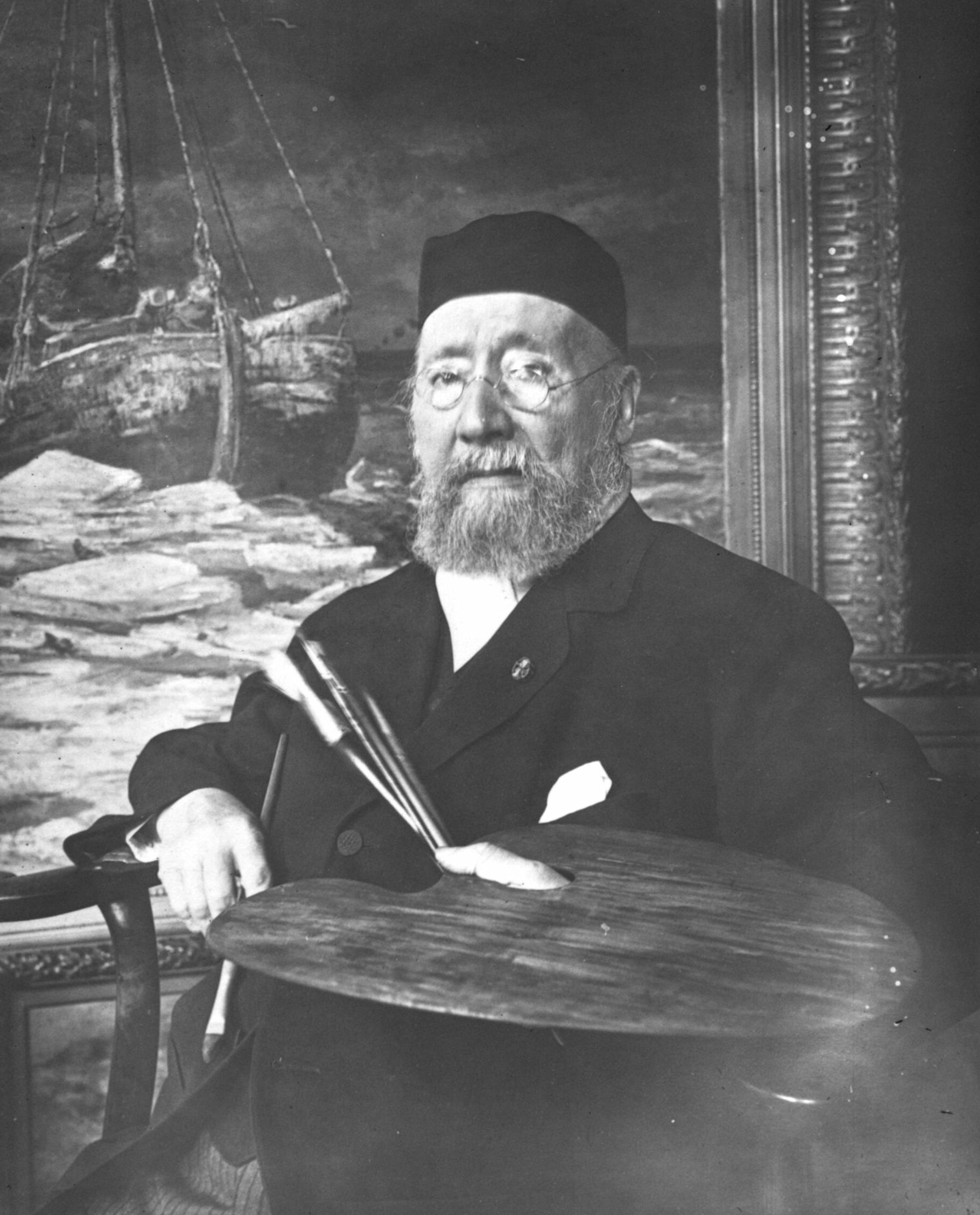 Imagem de referência de Hendrik Willem Mesdag, descrito nos dados abertos como pintor holandês