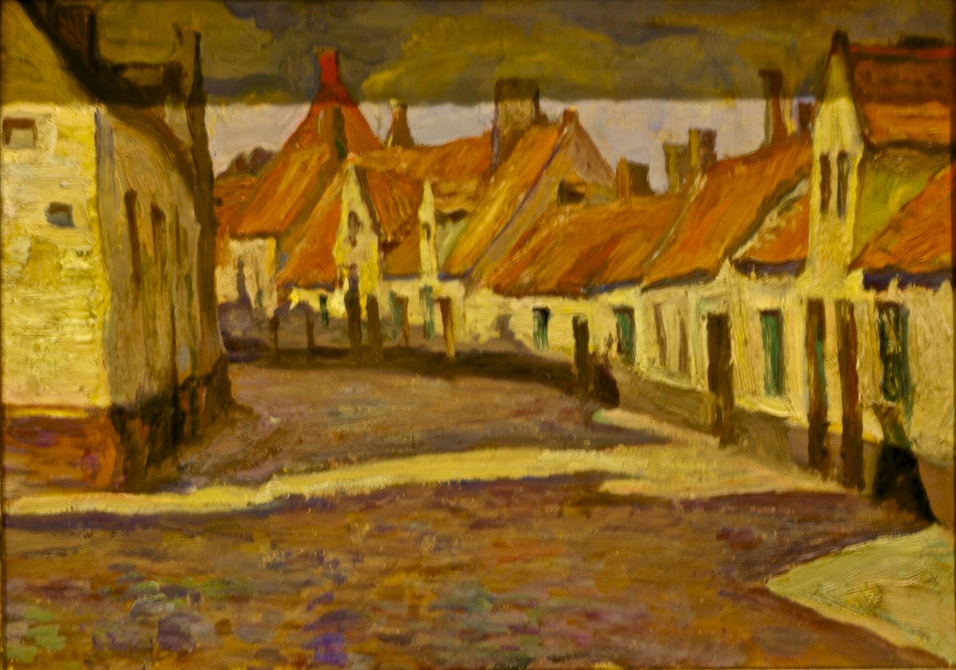 Imagem de referência de Bruges, descrito nos dados abertos como pintura de Adriano de Sousa Lopes