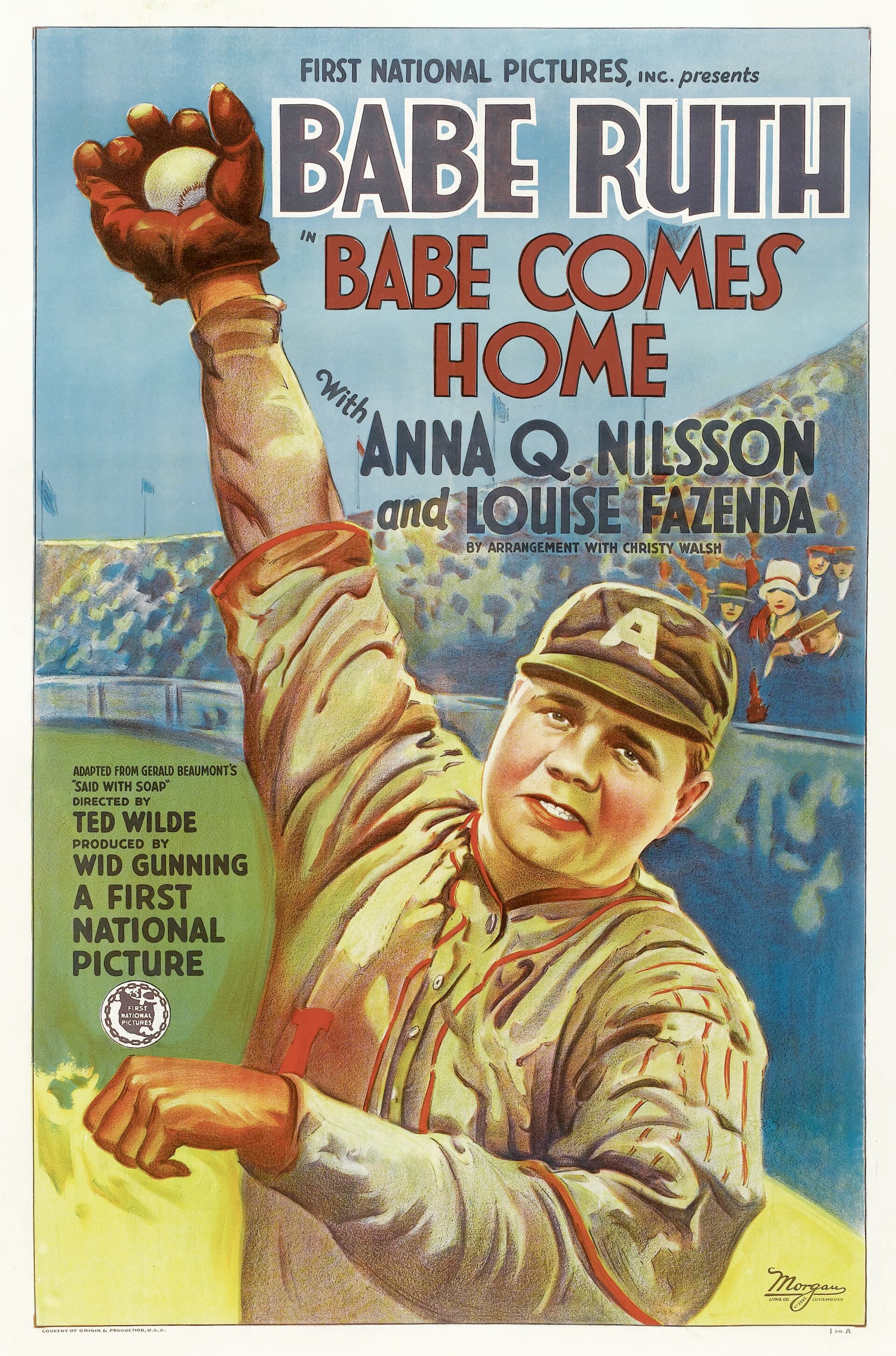 Imagem de referência de Babe Comes Home, descrito nos dados abertos como filme de 1927 dirigido por Ted Wilde