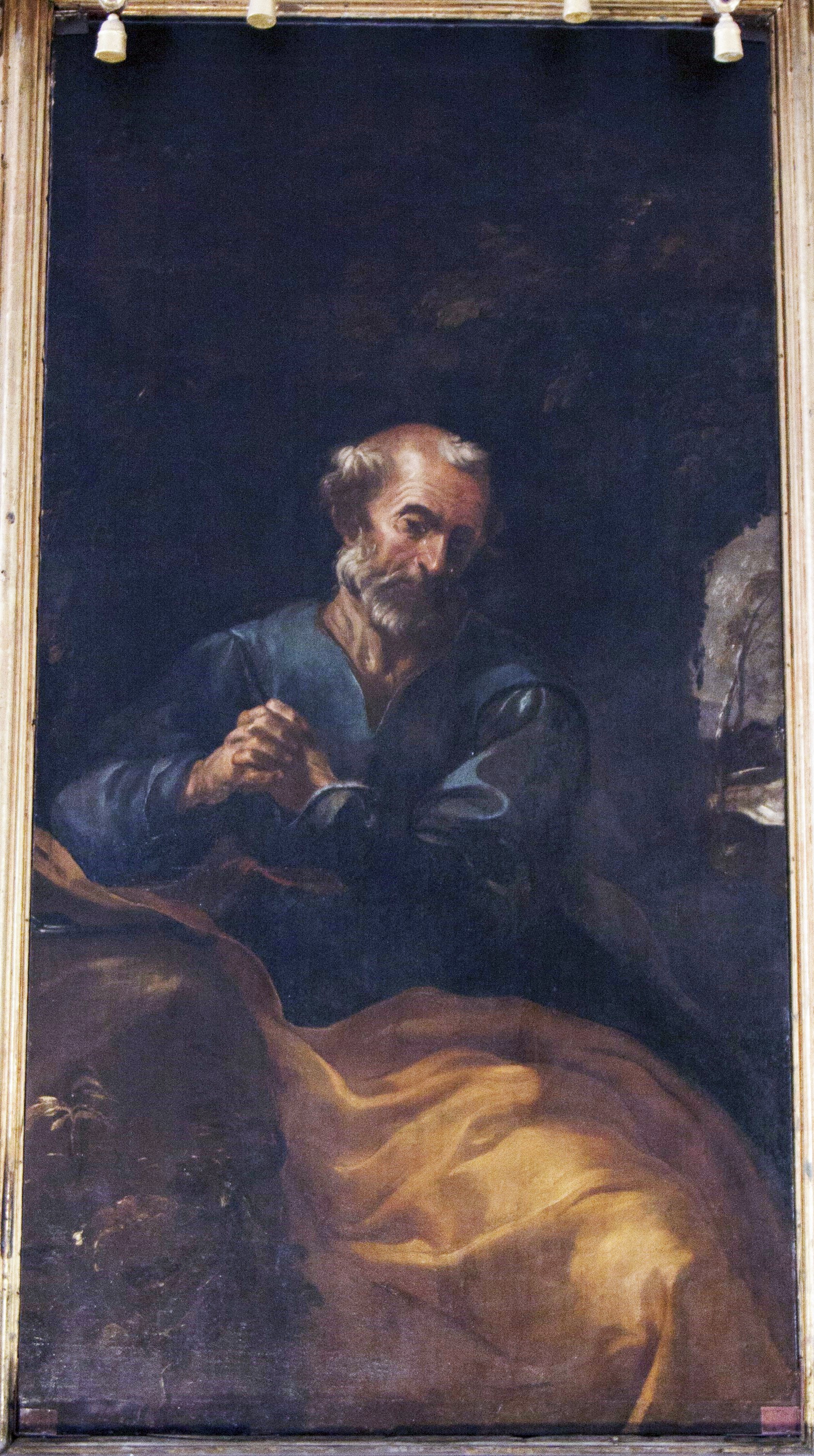 Imagem de referência de As Lágrimas de São Pedro, descrito nos dados abertos como pintura de Francisco de Herrera el Viejo
