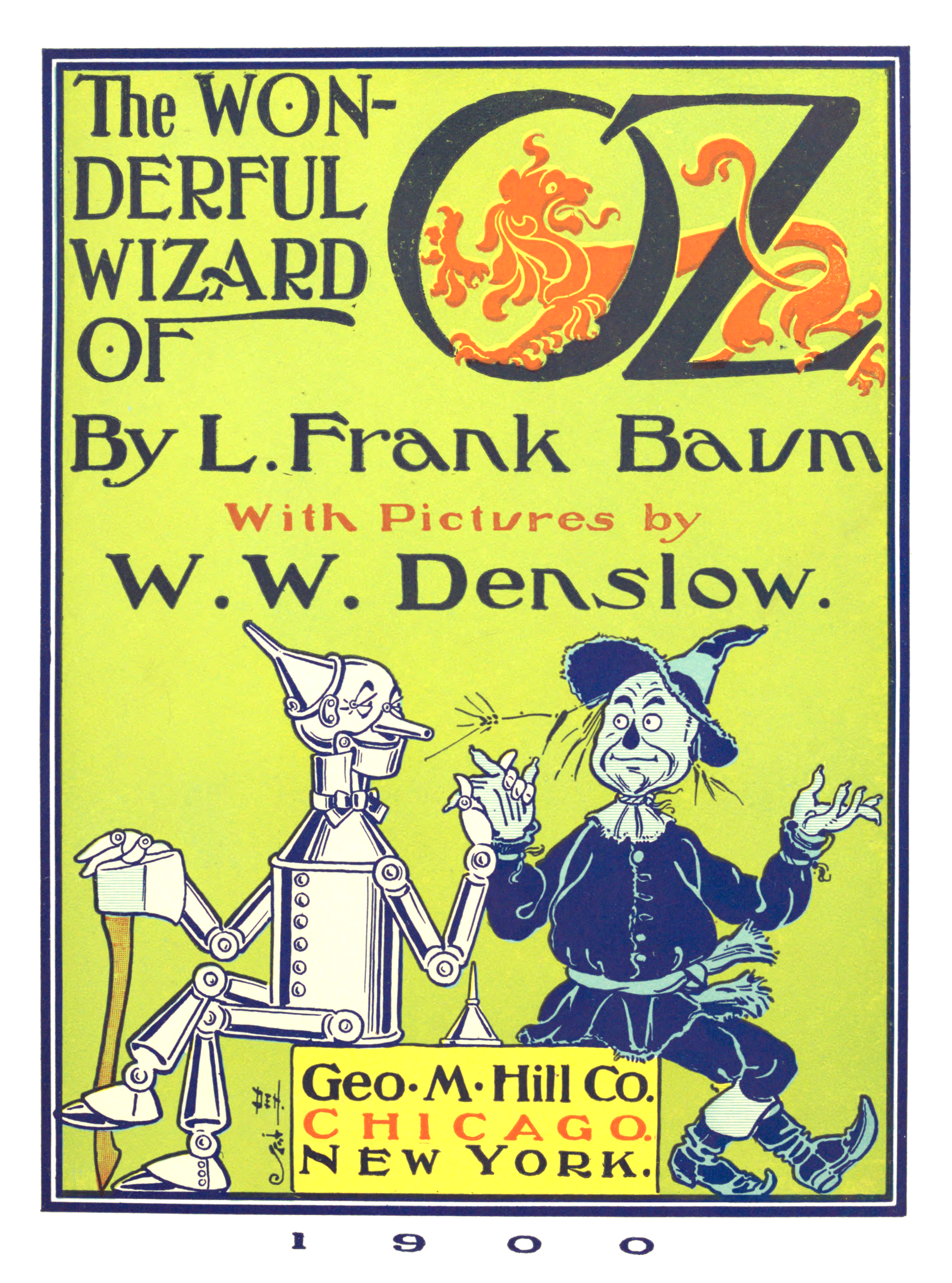 Imagem de referência de The Wonderful Wizard of Oz, descrito nos dados abertos como livro infantil