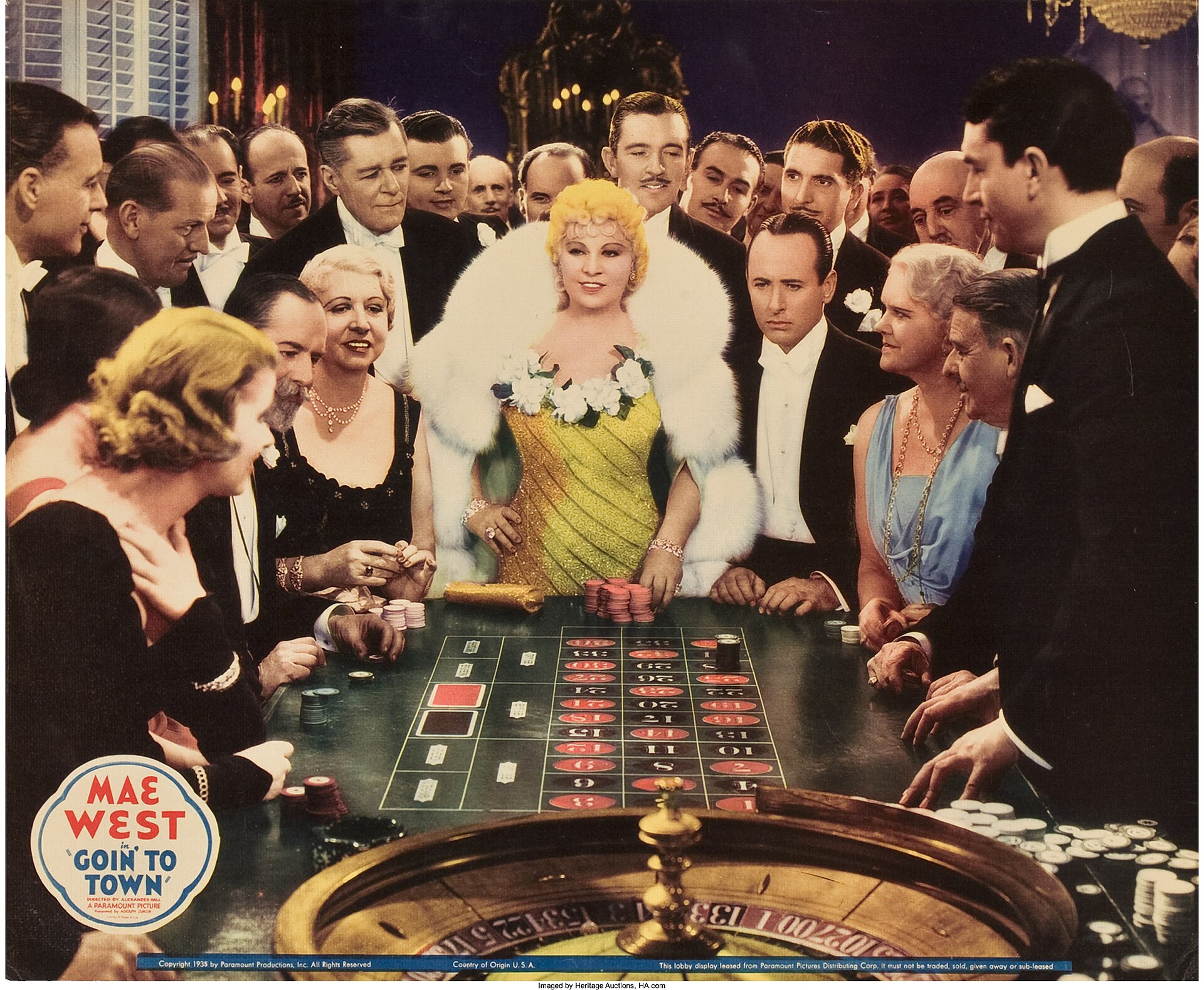 Imagem de referência relacionada a Goin' to Town, item descrito como filme de 1935 dirigido por Alexander Hall