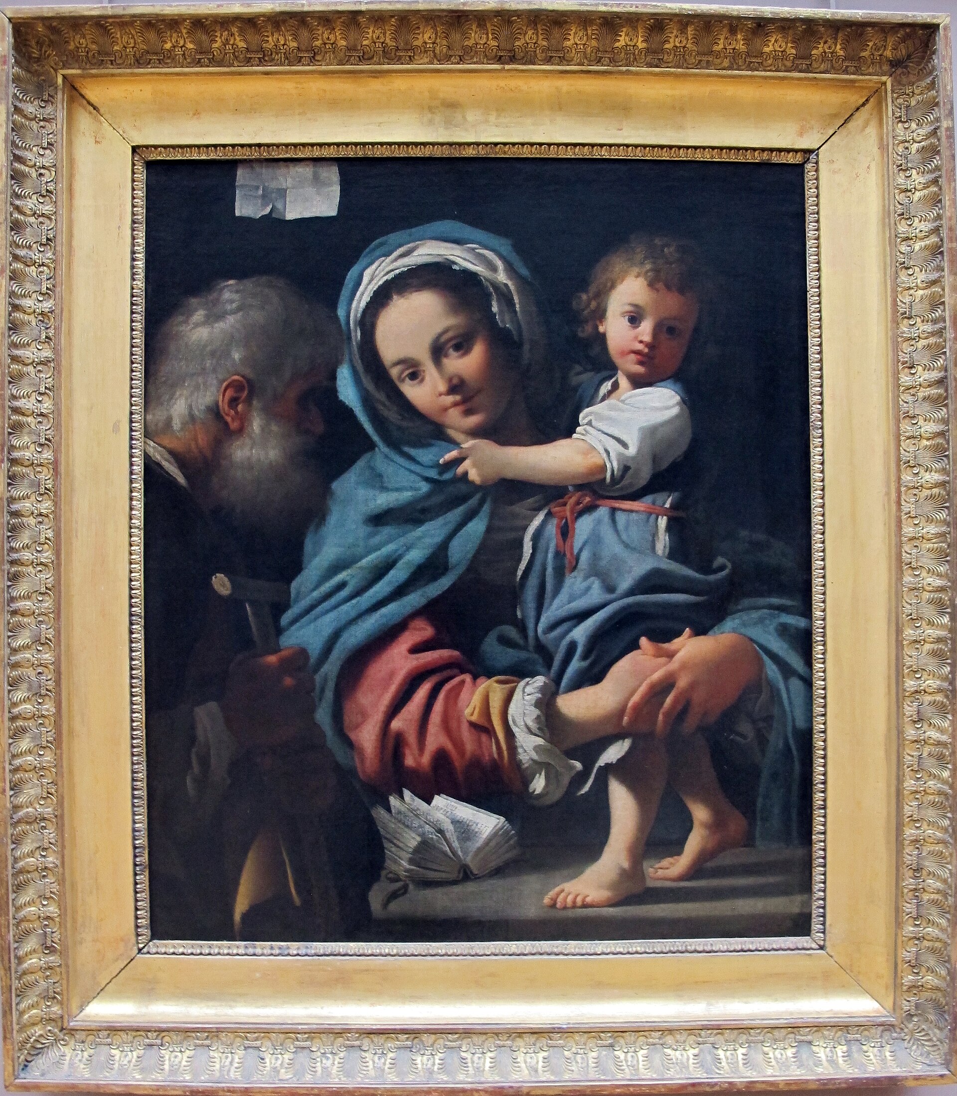 Imagem de referência de A Sagrada Família, descrito nos dados abertos como pintura de Bartolomeo Schedoni