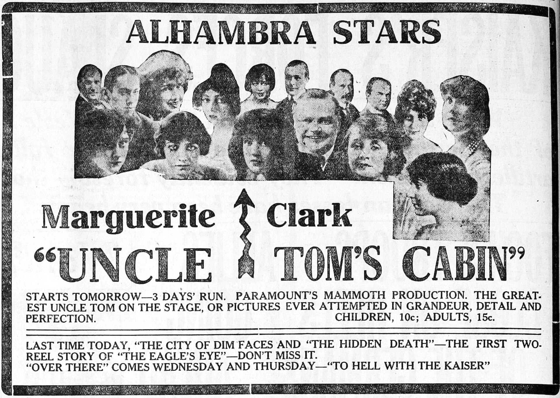 Imagem de referência de Uncle Tom's Cabin, descrito nos dados abertos como filme de 1918 dirigido por J. Searle Dawley