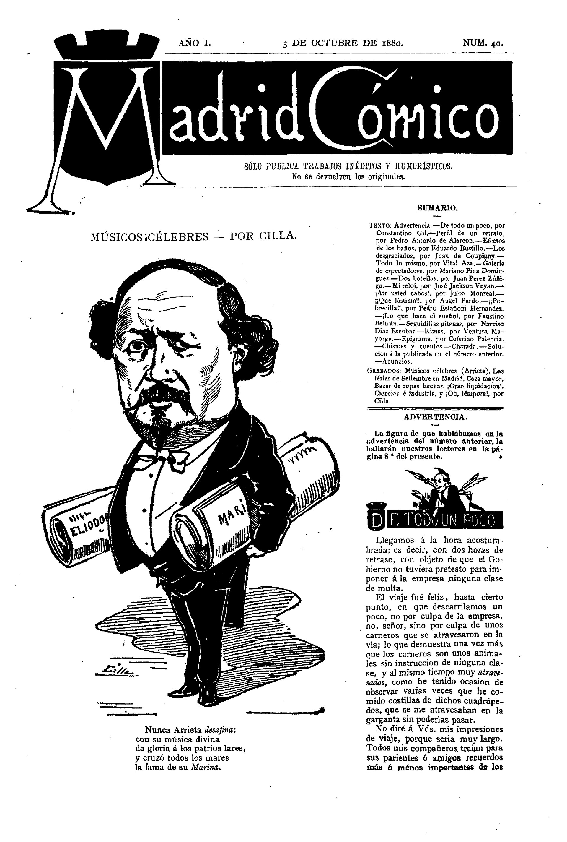 Imagem de referência de Emilio Arrieta, descrito nos dados abertos como compositor espanhol