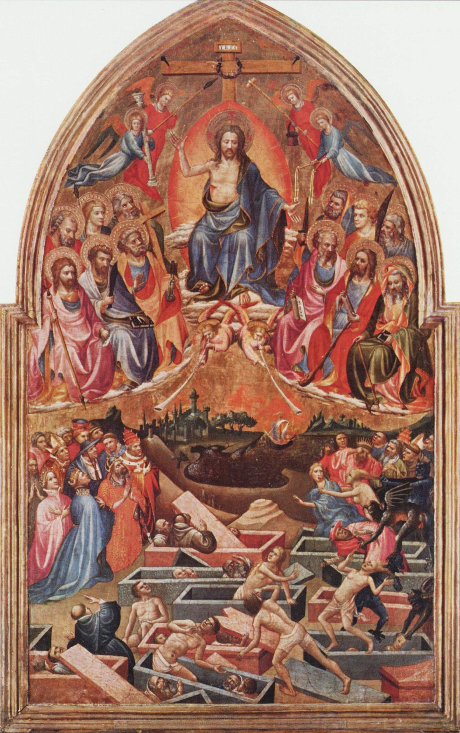 Imagem de referência de O Juízo Final, descrito nos dados abertos como pintura de Gherardo Starnina