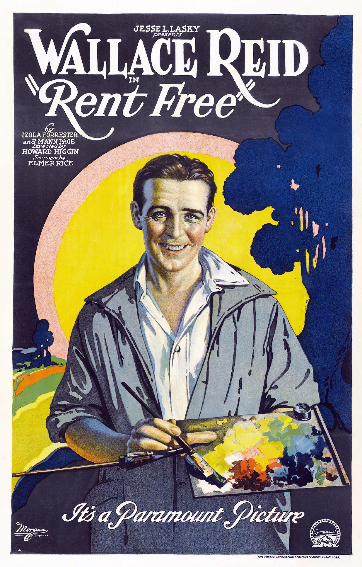 Imagem de referência relacionada a Rent Free, item descrito como filme de 1922 dirigido por Howard Higgin