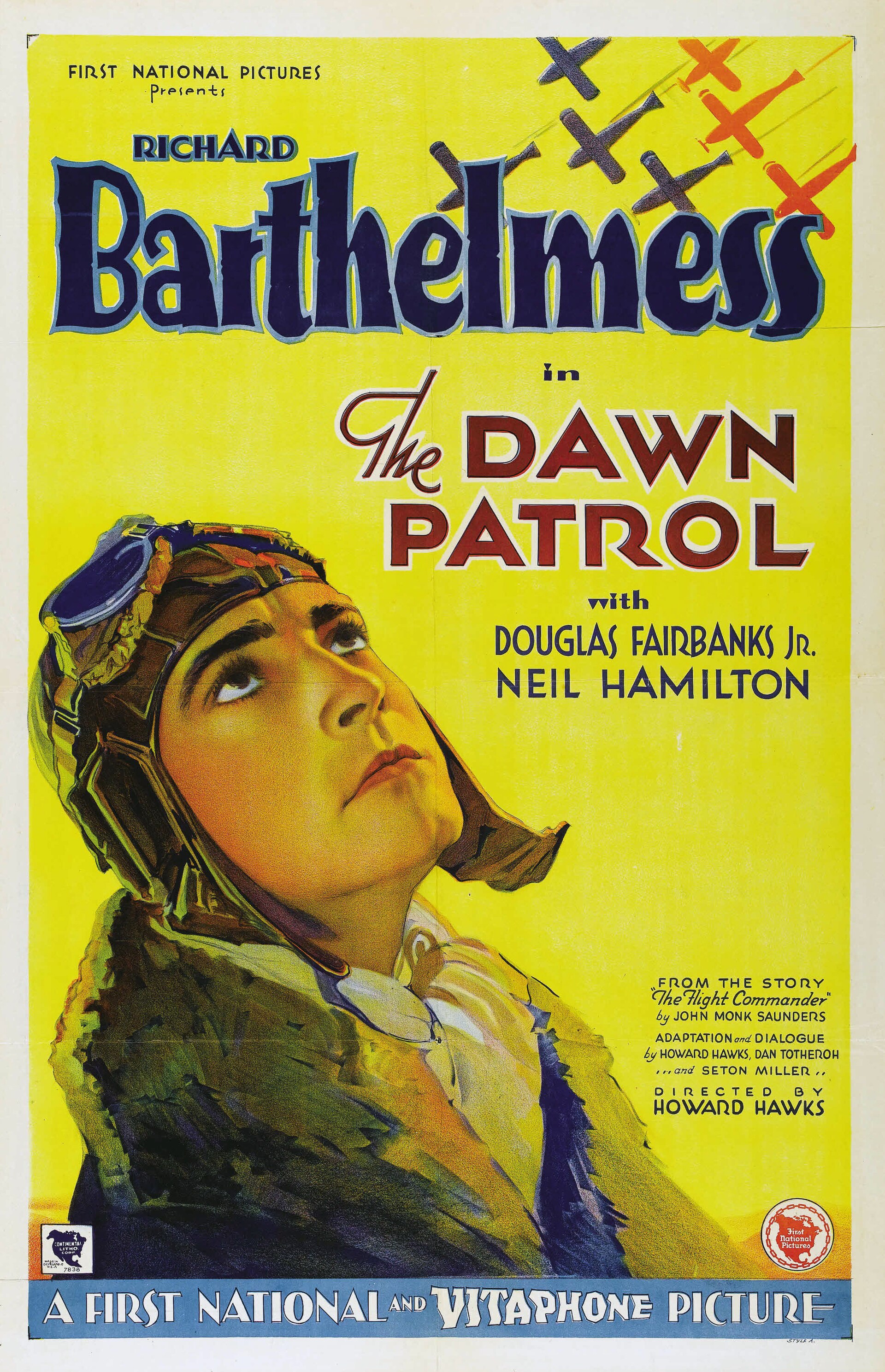Imagem de referência de The Dawn Patrol, descrito nos dados abertos como filme de 1930 dirigido por Howard Hawks