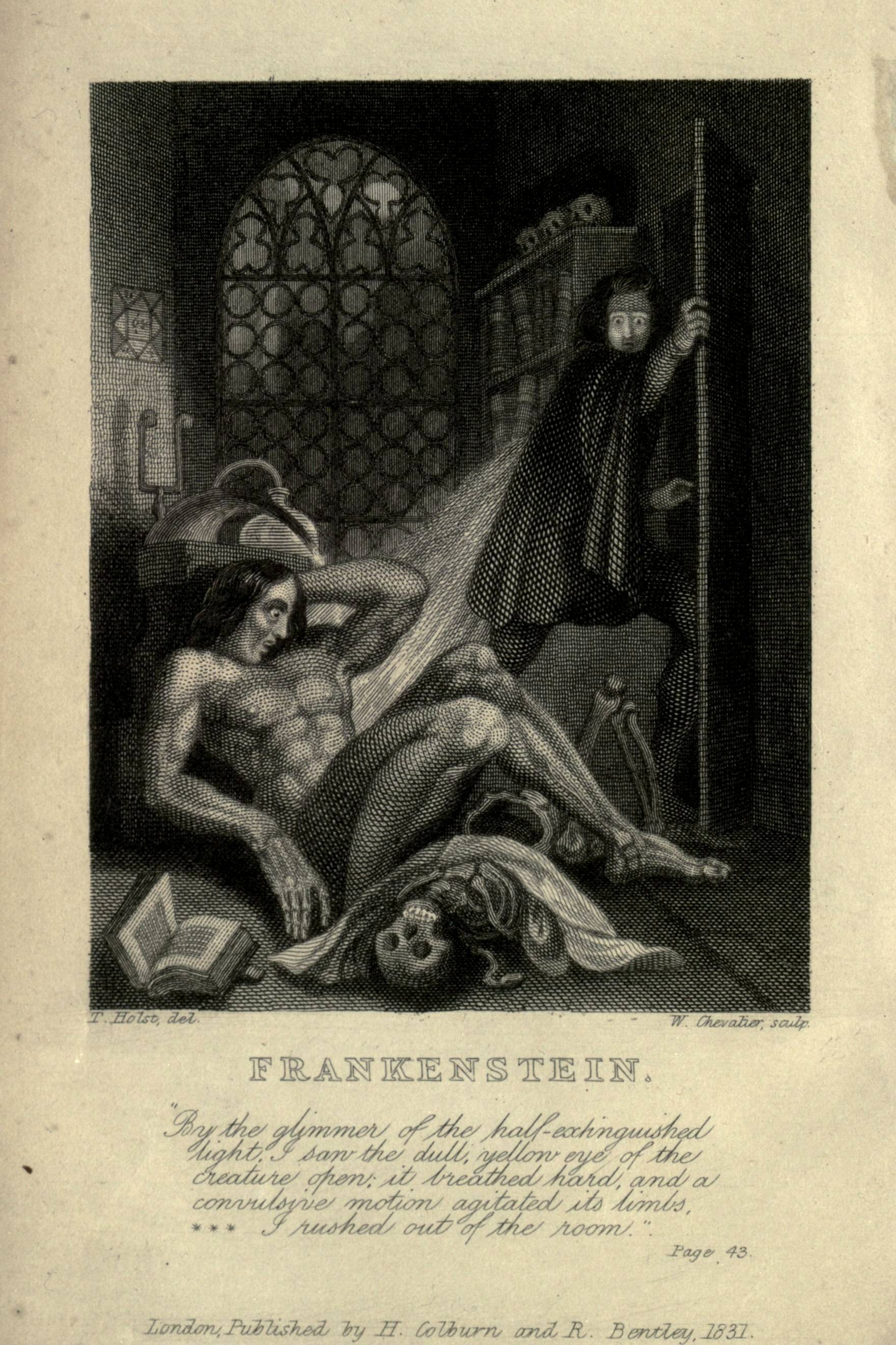 Imagem de referência de Victor Frankenstein, descrito nos dados abertos como personagem do romance de Mary Shelley