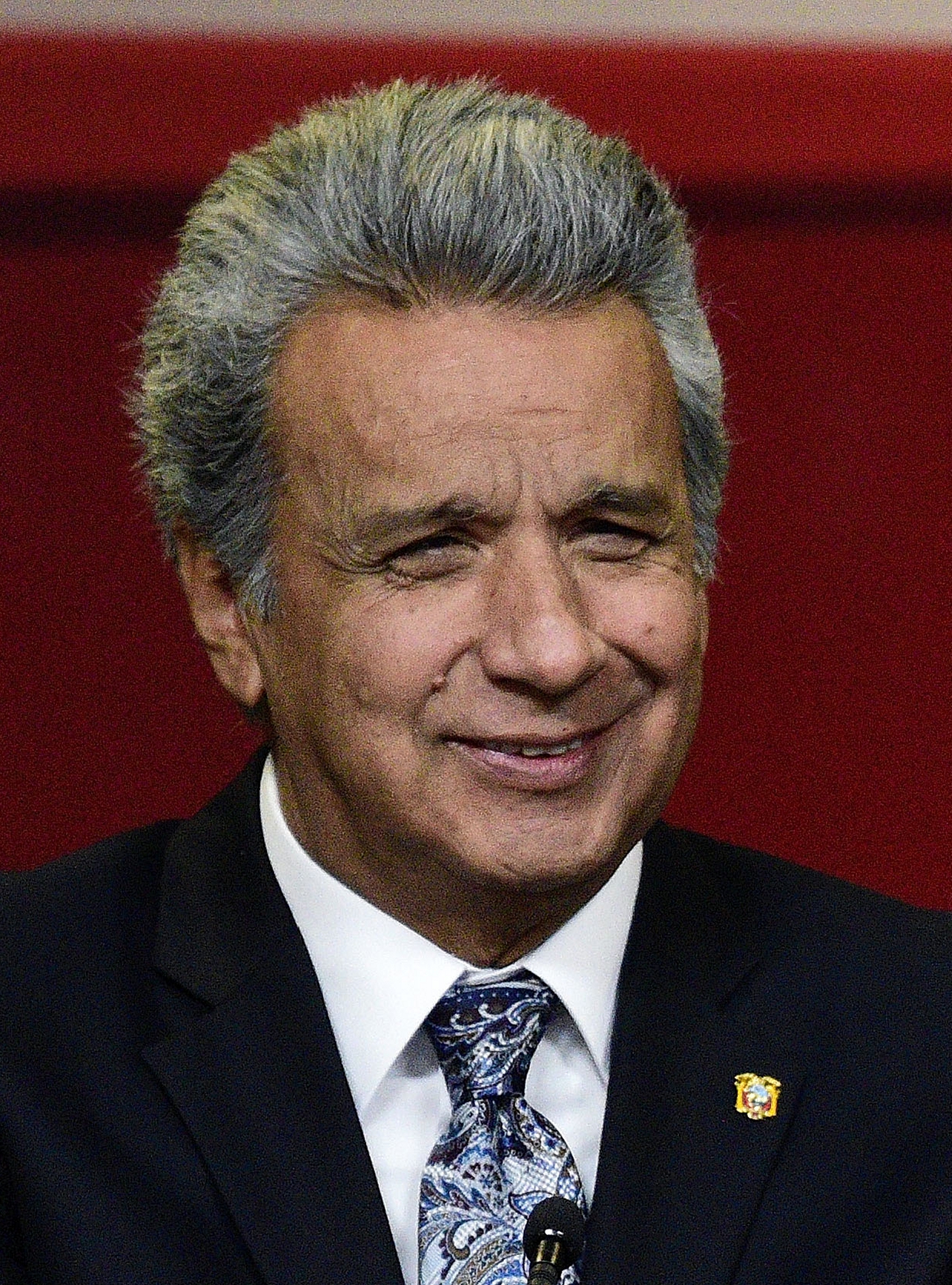 Imagem de referência de Lenín Moreno, descrito nos dados abertos como político equatoriano, ex-presidente do Equador