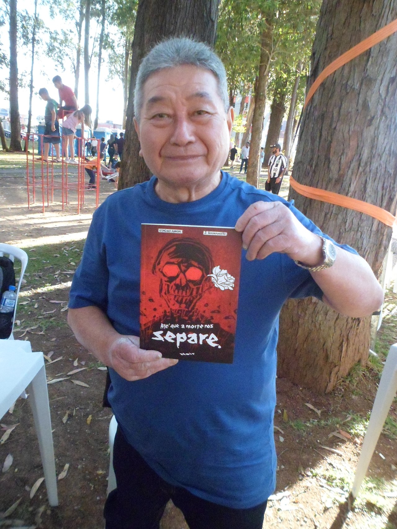 Imagem de referência de Julio Shimamoto, descrito nos dados abertos como autor brasileiro de história em quadrinhos
