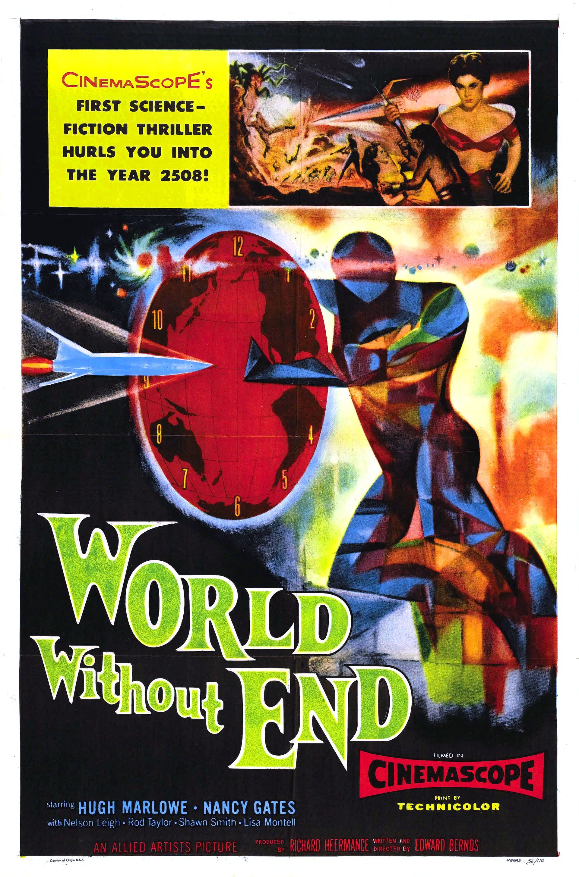 Imagem de referência de World Without End, descrito nos dados abertos como filme de 1956 dirigido por Edward Bernds