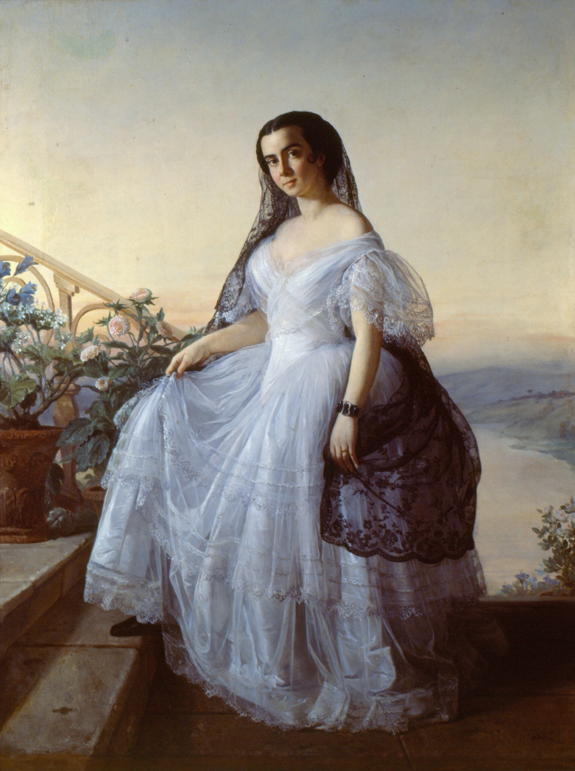 Imagem de referência de Retrato de uma mulher, descrito nos dados abertos como pintura de Aelbert Cuyp