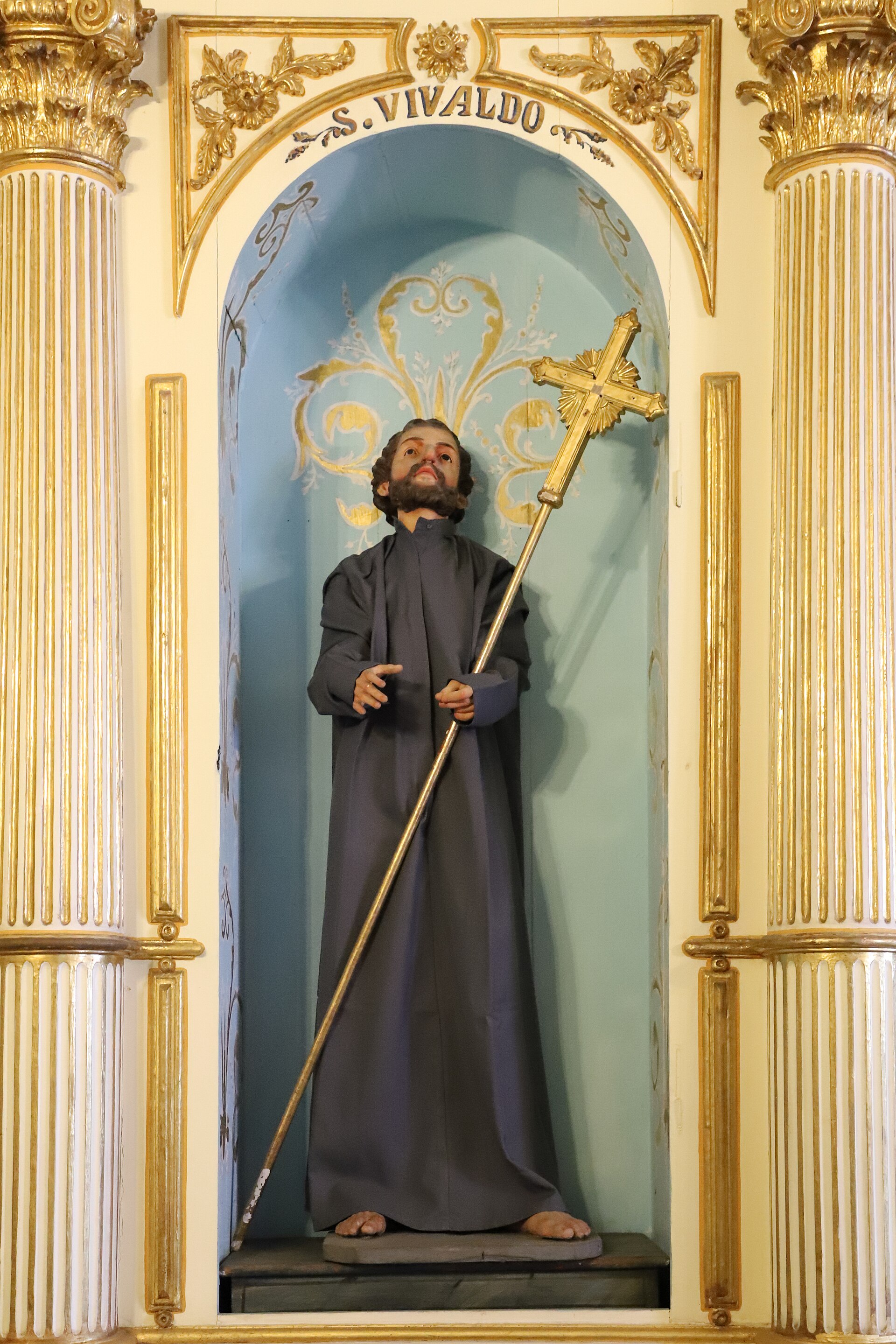 Imagem de referência de São Vivaldo, descrito nos dados abertos como estátua na Igreja da Ordem Terceira de São Francisco, Salvador, Bahia