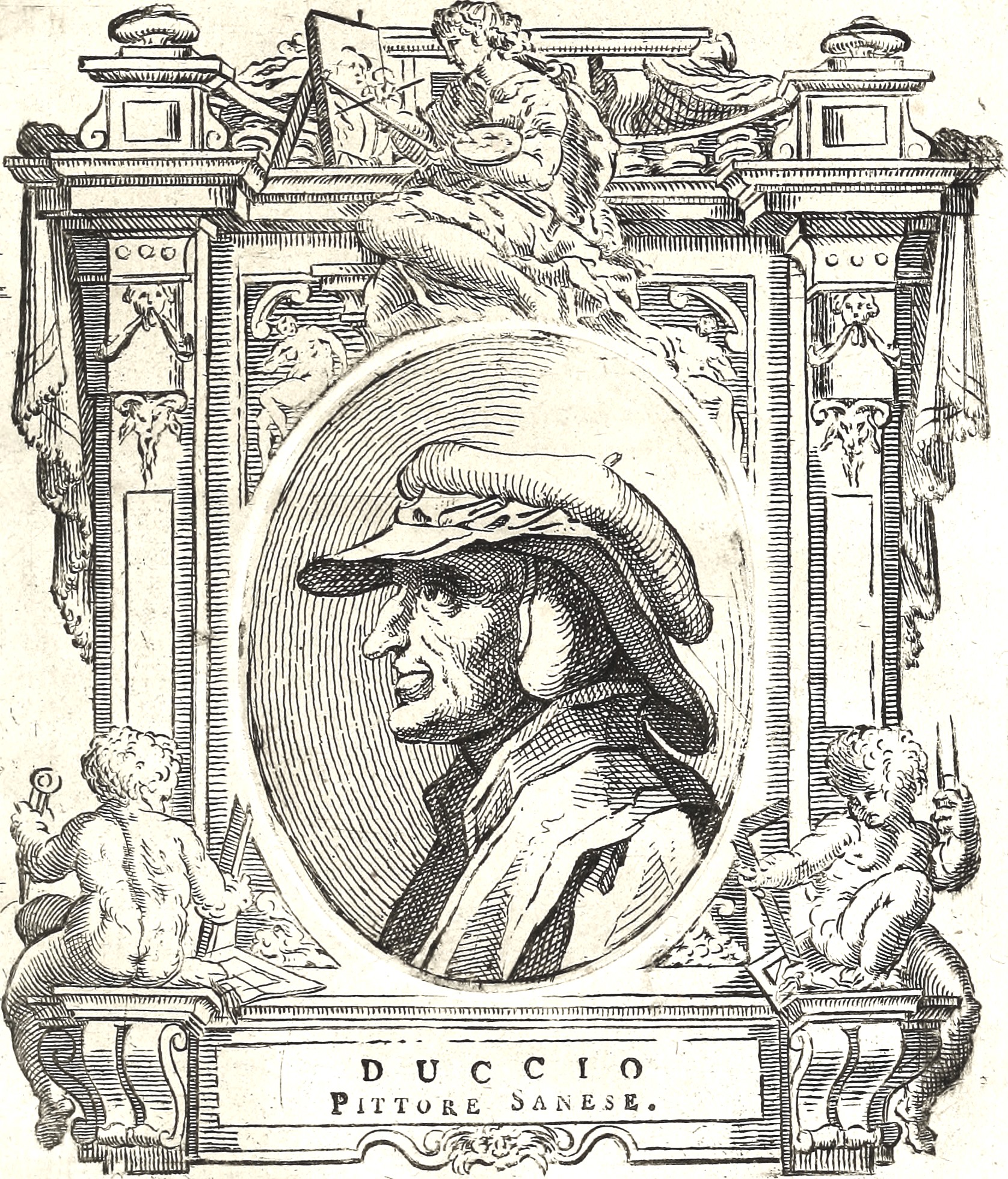 Imagem de referência de Duccio, descrito nos dados abertos como pintor italiano