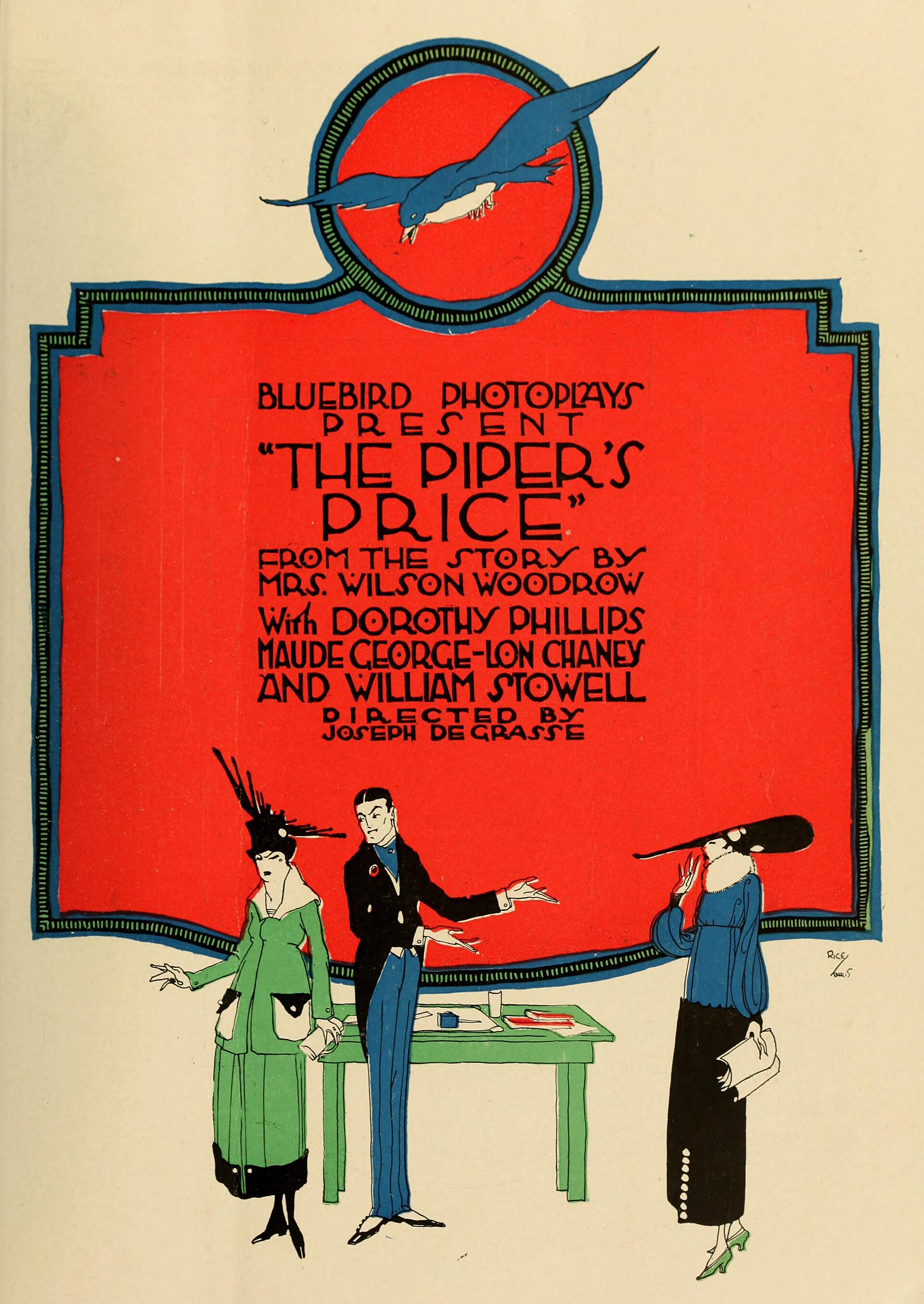 Imagem de referência relacionada a The Piper's Price, item descrito como filme de 1917 dirigido por Joe De Grasse