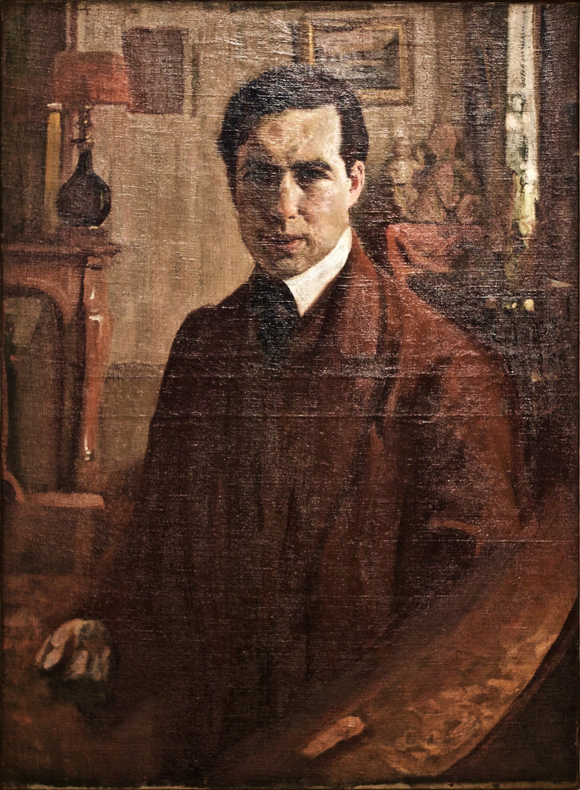 Imagem de referência de Auto-retrato, descrito nos dados abertos como pintura de Adriano de Sousa Lopes