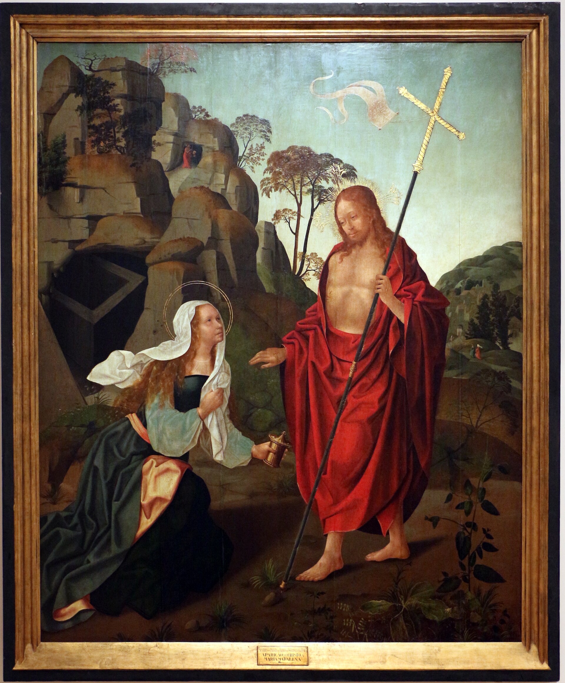 Imagem de referência de Aparição de Cristo a Maria Madalena, descrito nos dados abertos como pintura de Francisco Henriques