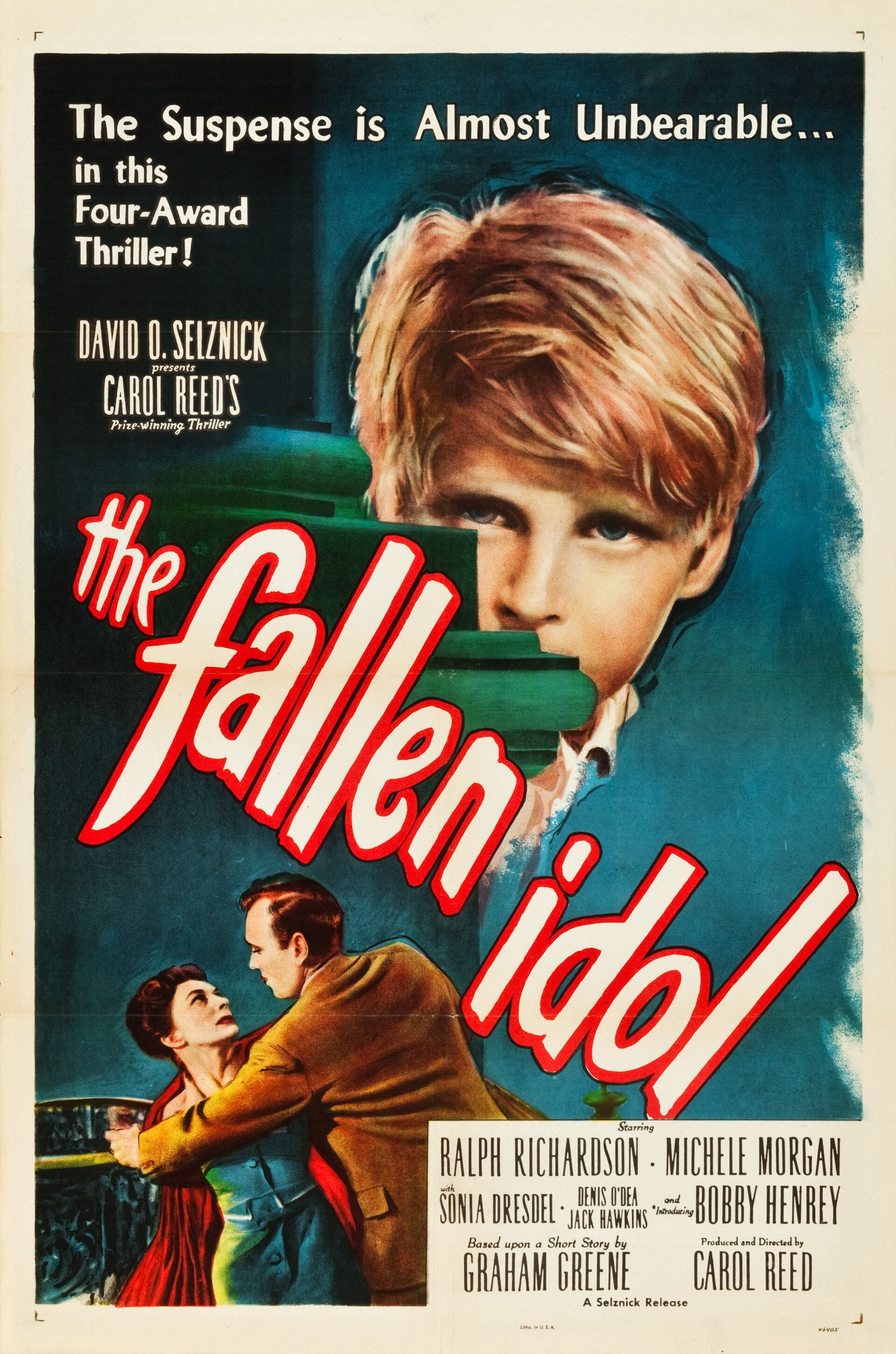 Imagem de referência de O Ídolo Caído, descrito nos dados abertos como filme de 1948 dirigido por Carol Reed