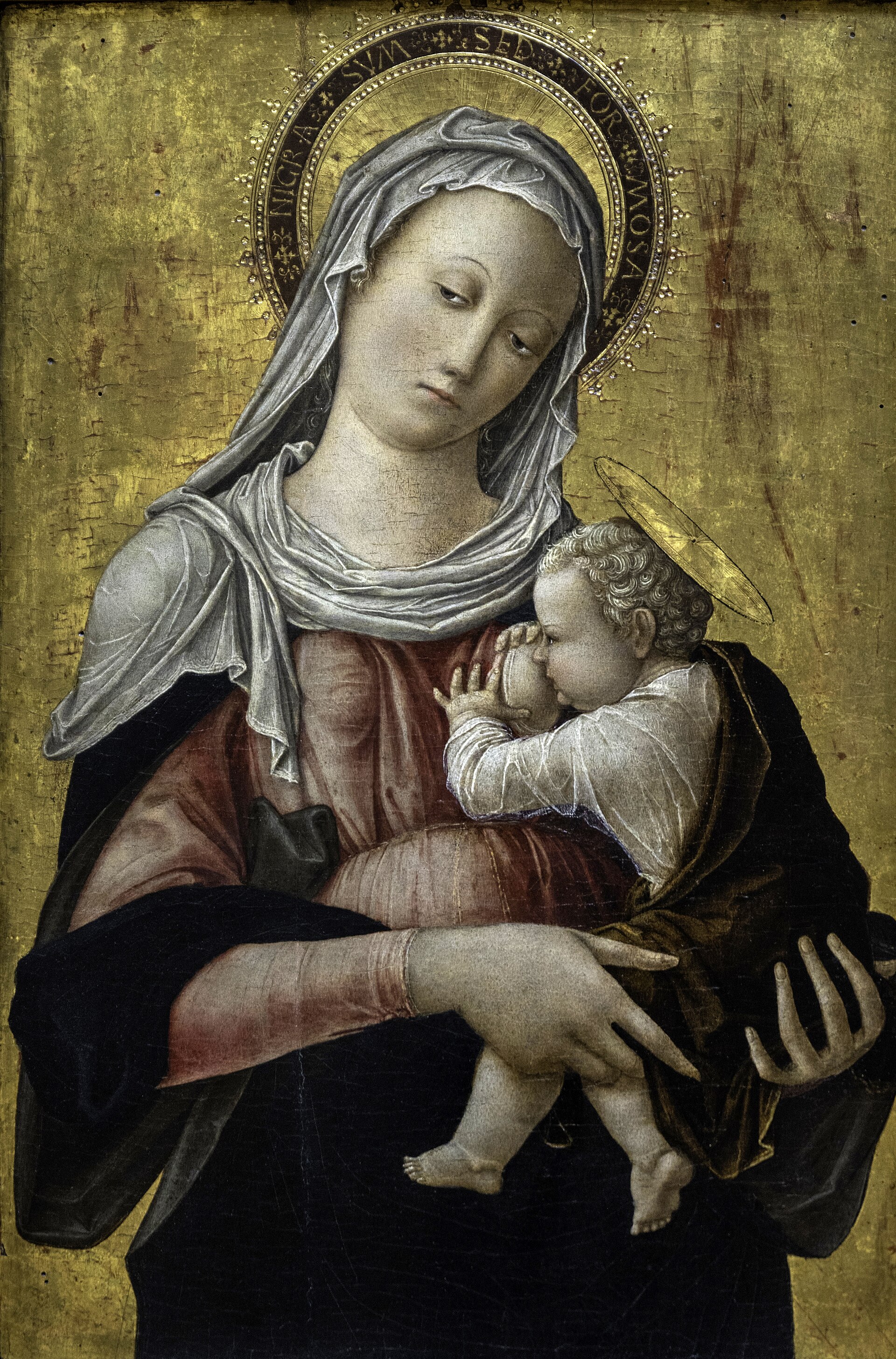 Imagem de referência de Virgem Amamentando, descrito nos dados abertos como pintura de Bartolomeo Vivarini
