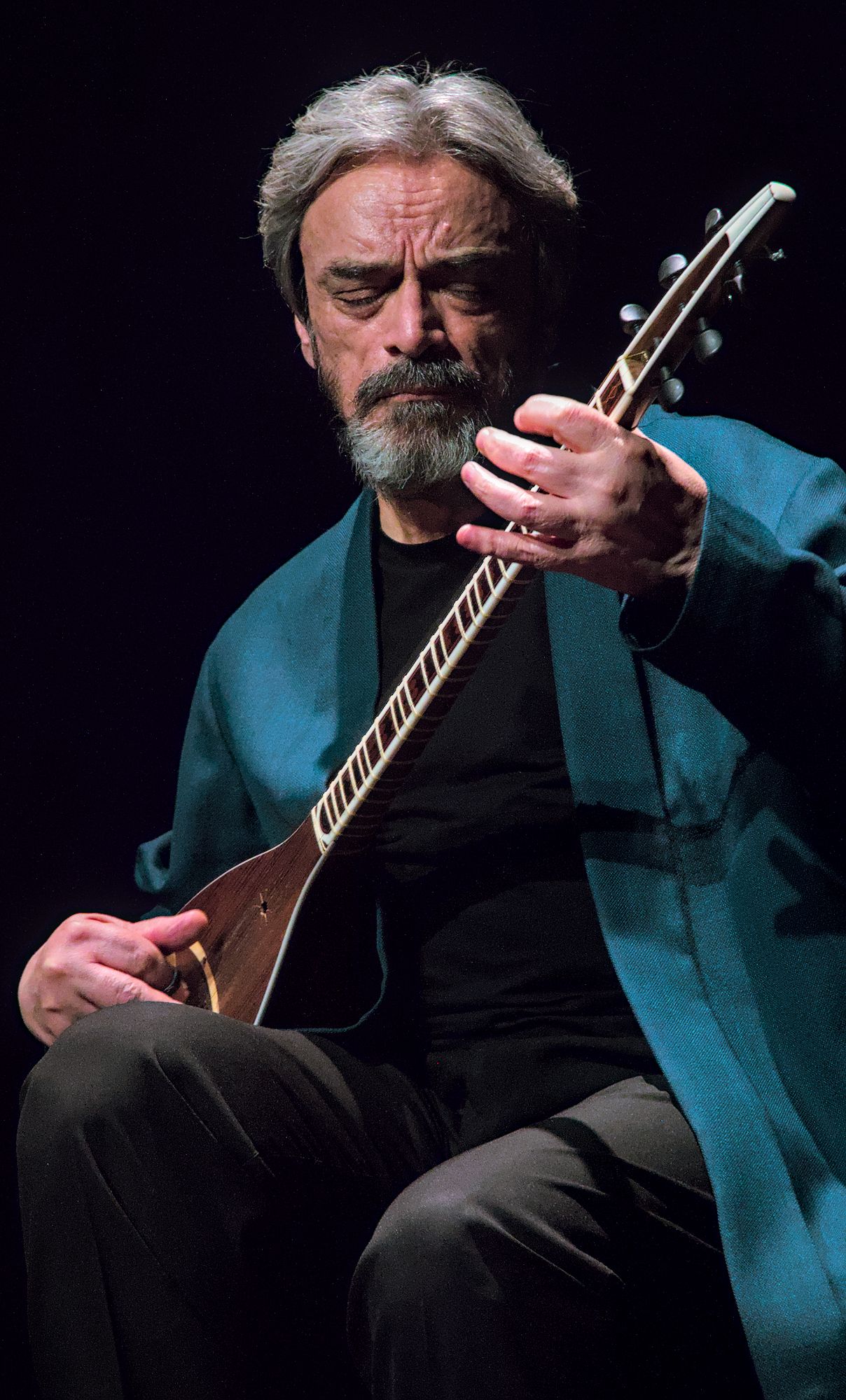 Imagem de referência de Hossein Alizâdeh, descrito nos dados abertos como músico, compositor, pesquisador, professor, instrumentalista e improvisador iraniano