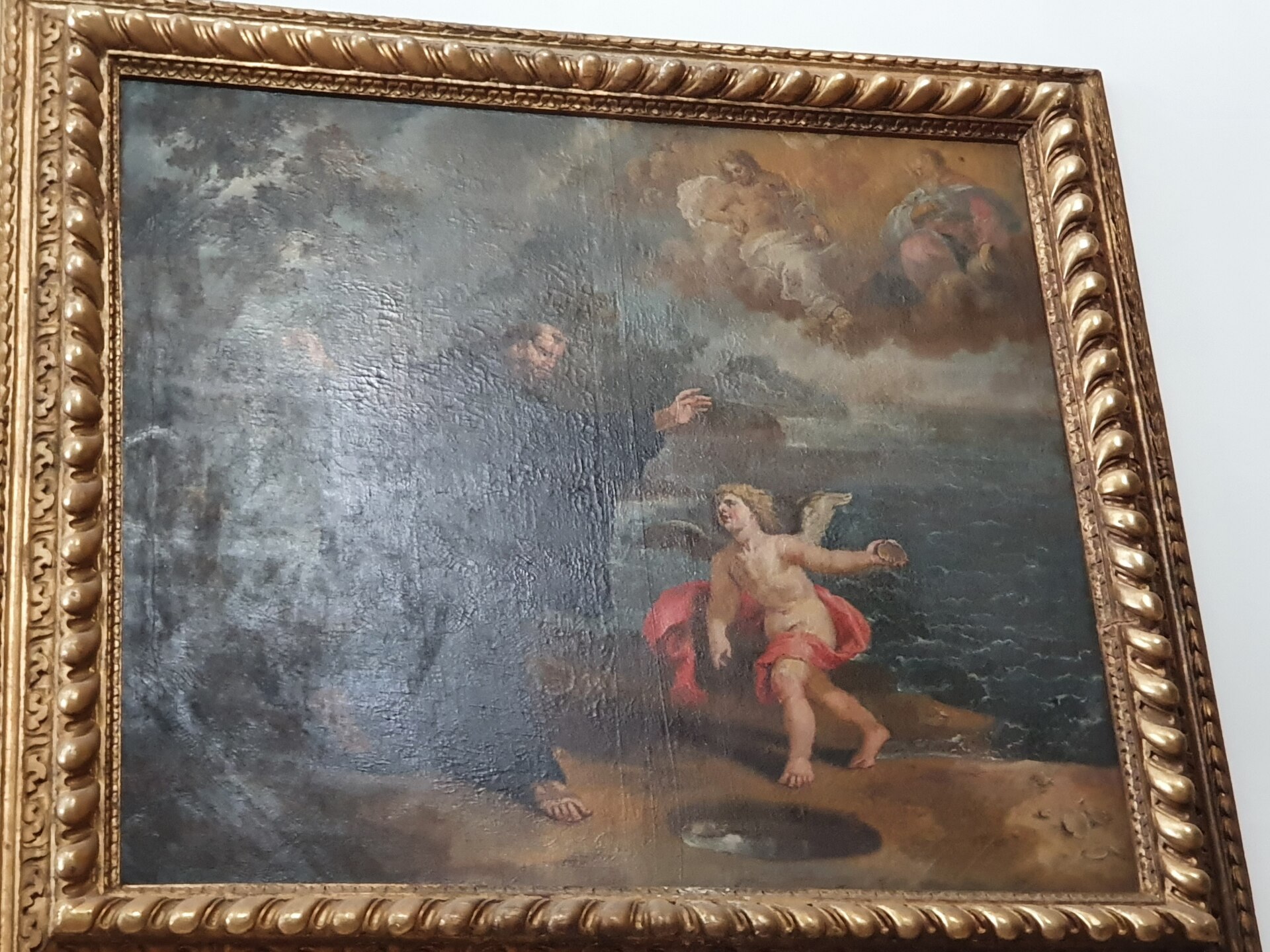 Imagem de referência de Santo Agostinho e o Mistério da Santíssima Trindade, descrito nos dados abertos como pintura de Bento Coelho da Silveira