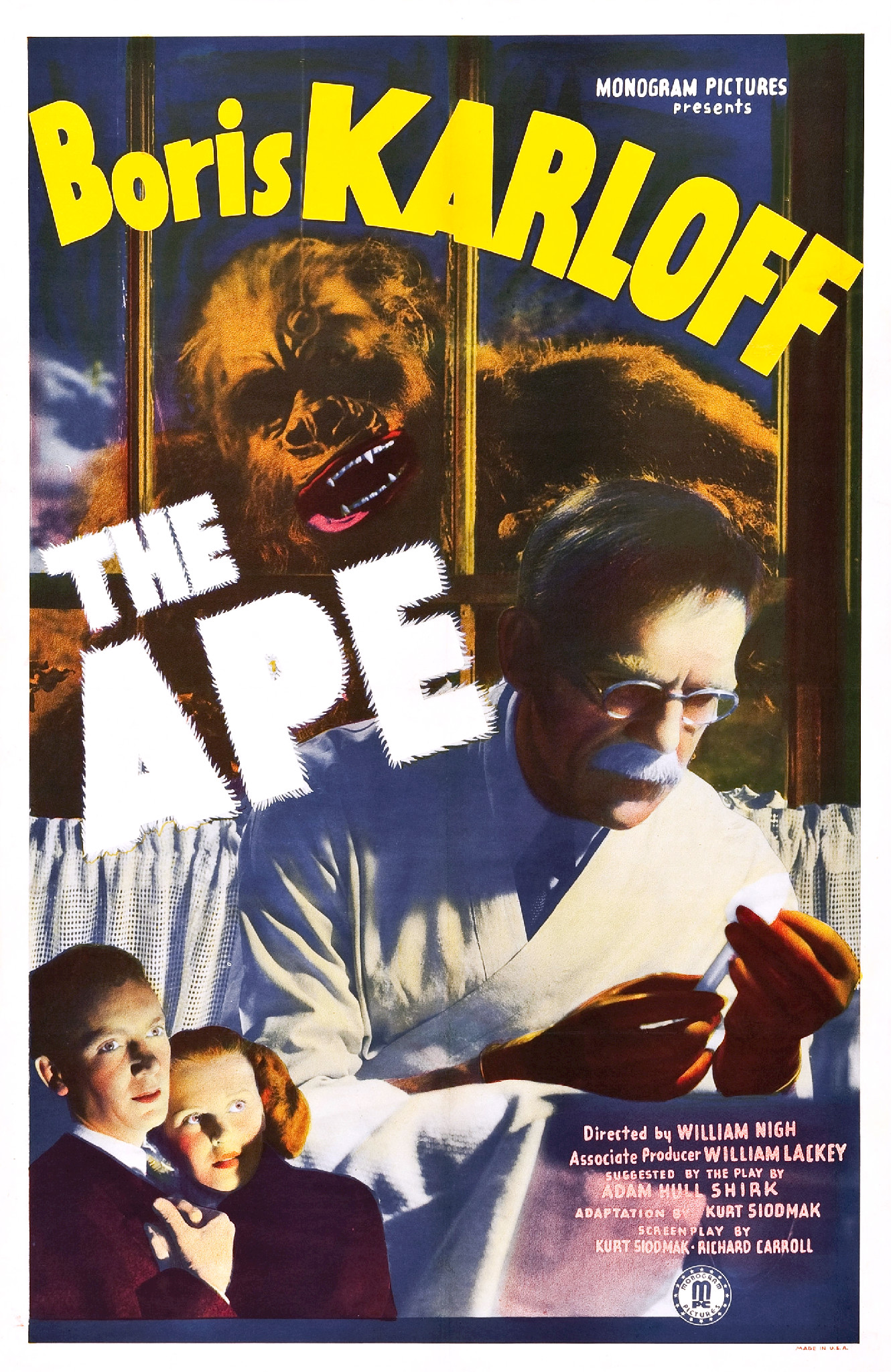 Imagem de referência de The ape, descrito nos dados abertos como filme de 1940 dirigido por William Nigh