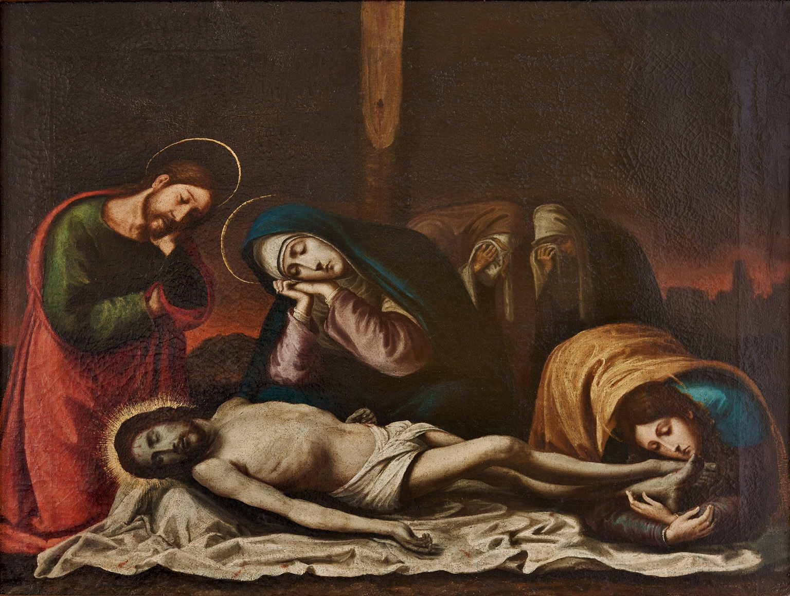 Imagem de referência de Lamentação, descrito nos dados abertos como pintura atribuida a André Reinoso