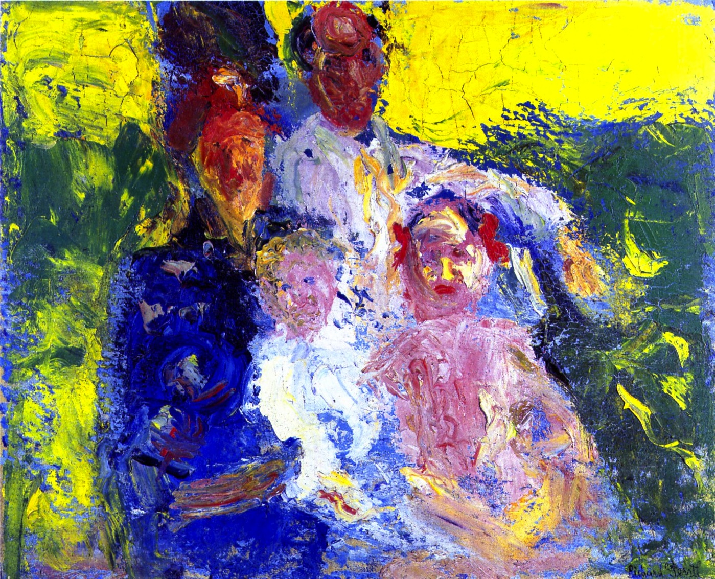 Imagem de referência de A família Schönberg, descrito nos dados abertos como pintura de Richard Gerstl