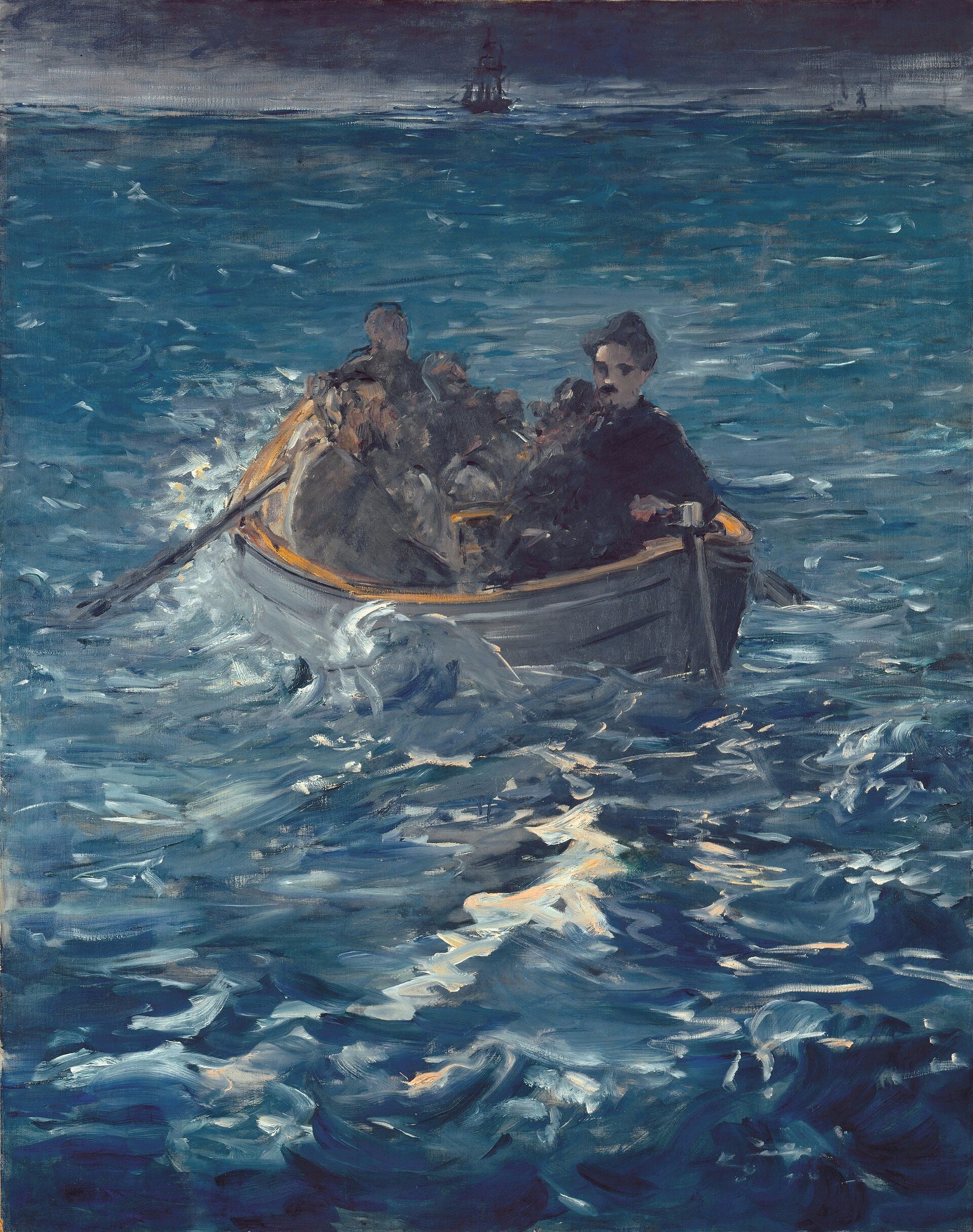 Imagem de referência de A Fuga de Rochefort, descrito nos dados abertos como pintura de Édouard Manet