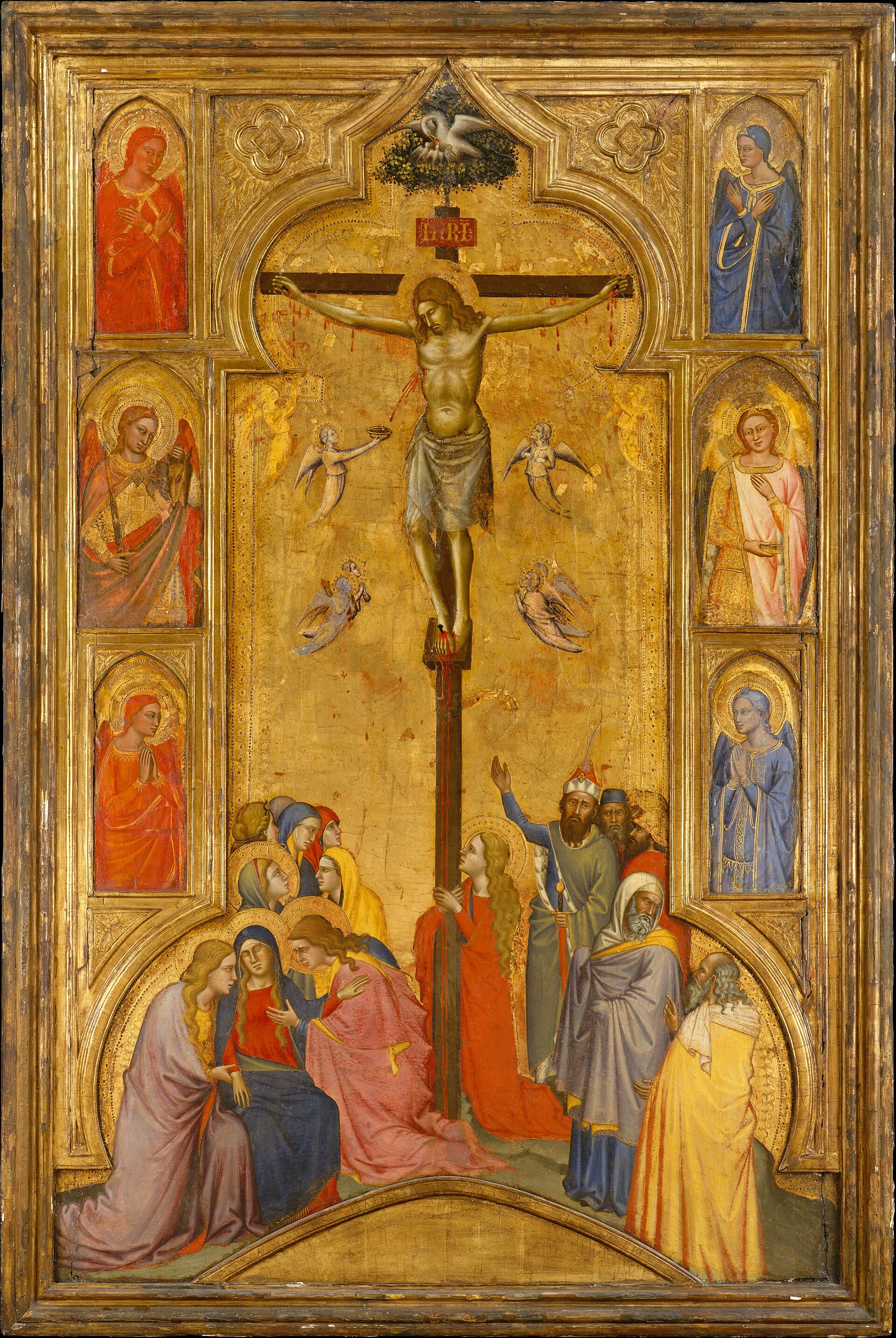 Imagem de referência de Crucificação, descrito nos dados abertos como pintura de Andrea Orcagna