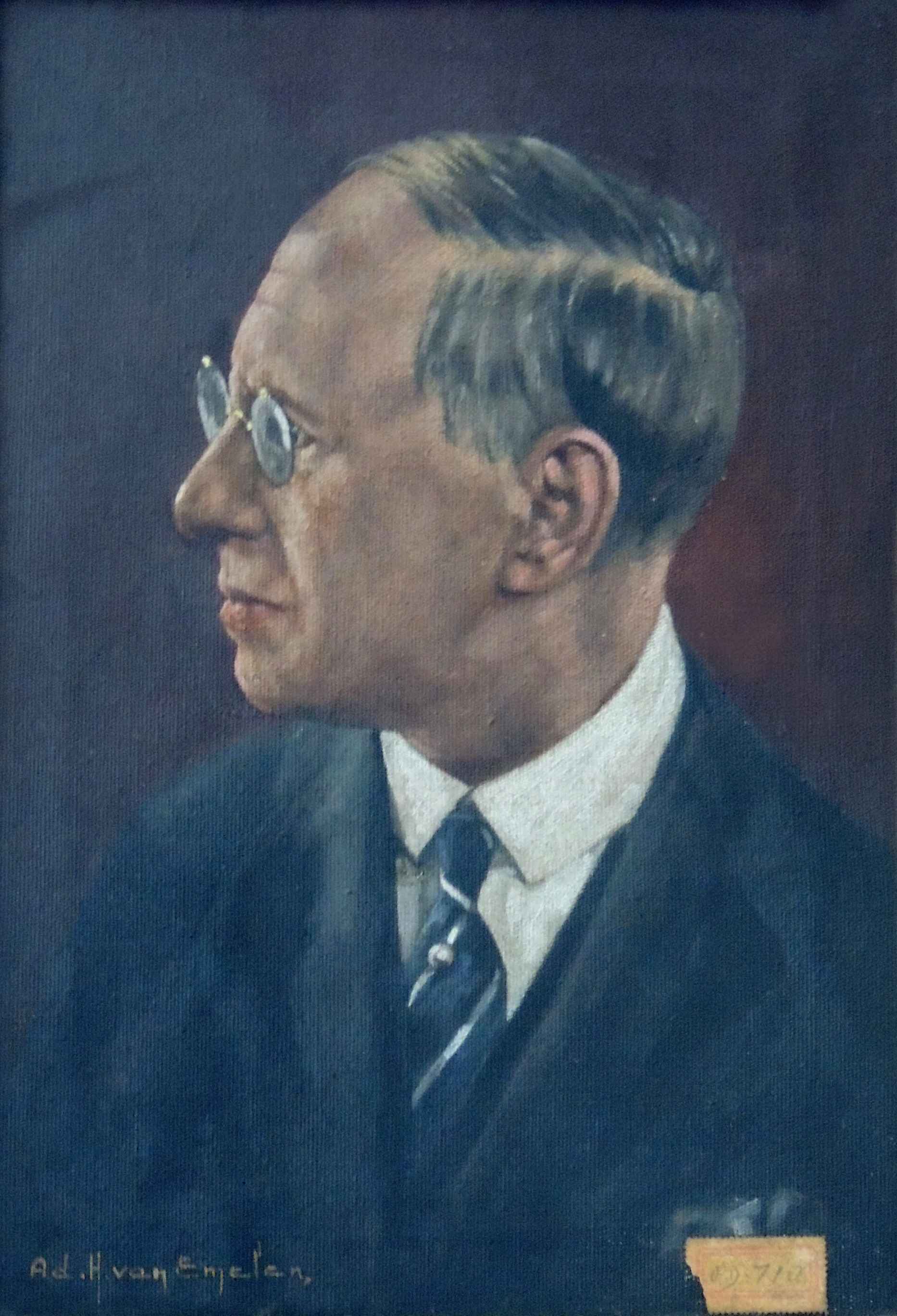 Imagem de referência de Retrato de Reynaldo Porchat, descrito nos dados abertos como pintura de Adrien Henri Vital van Emelen
