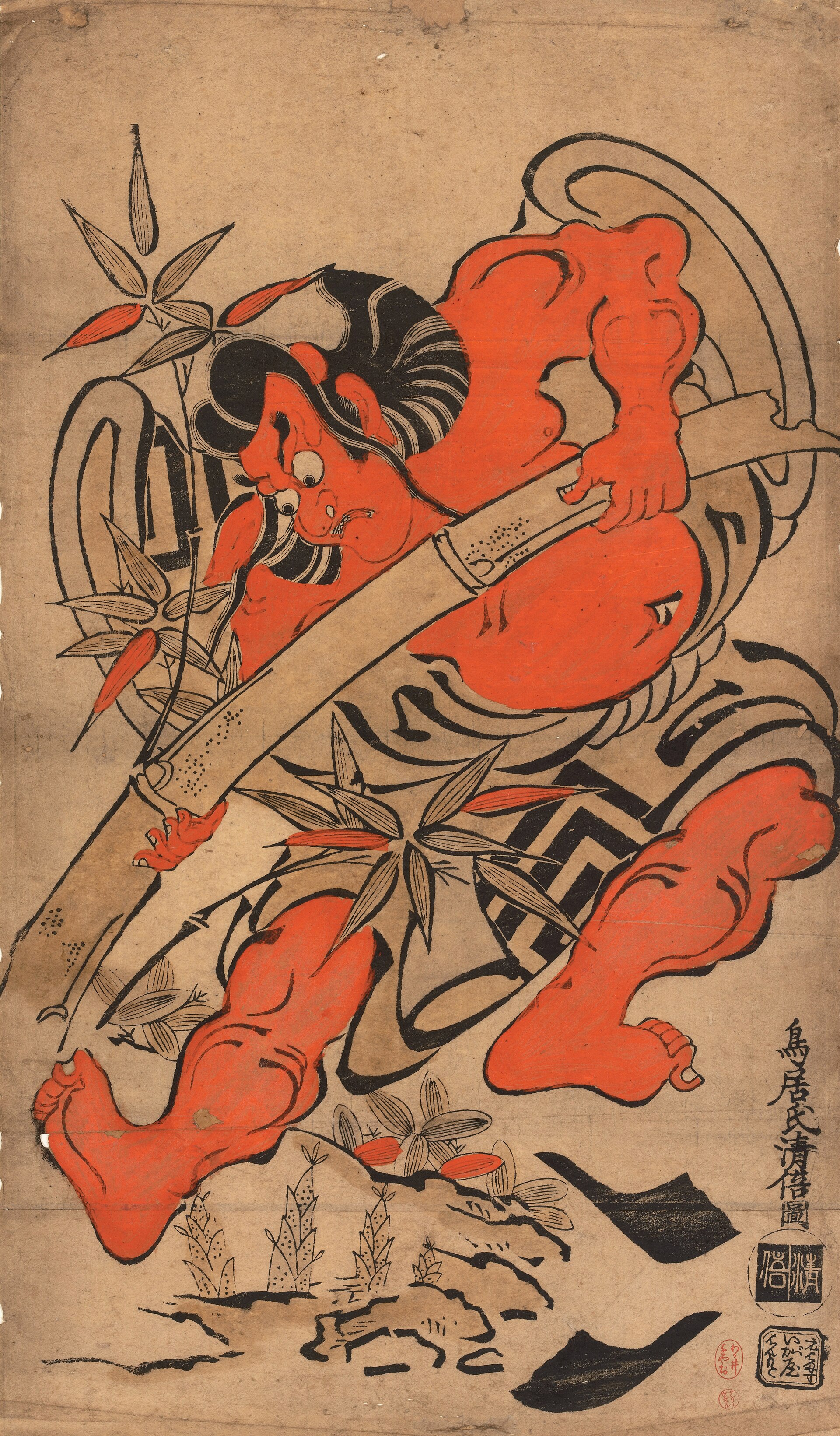 Imagem de referência de Torii Kiyomasu I, descrito nos dados abertos como pintor japonês