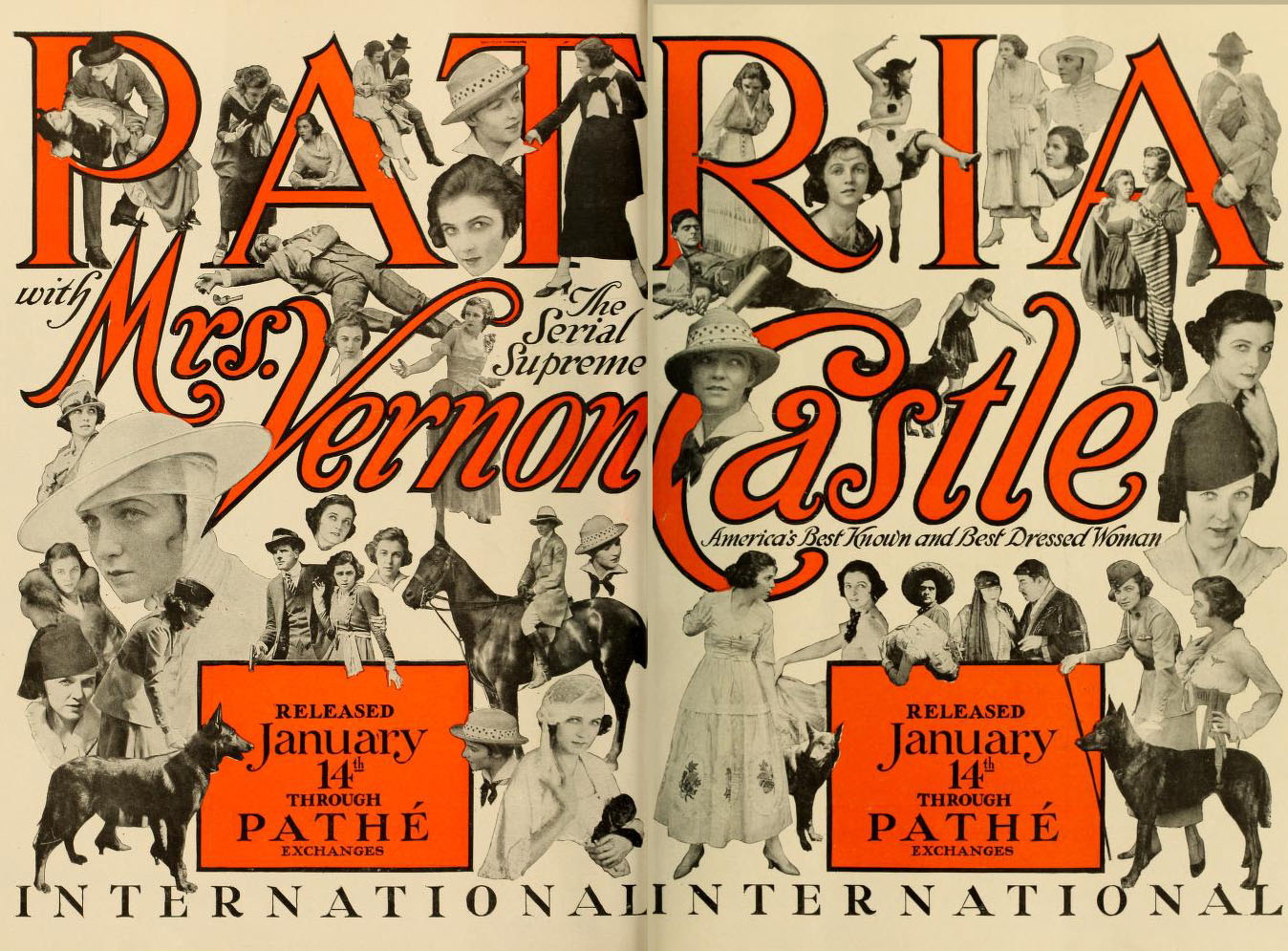 Imagem de referência relacionada a Patria, item descrito como filme de 1917 dirigido por Theodore Wharton, Leopold Wharton e Jacques Jaccard