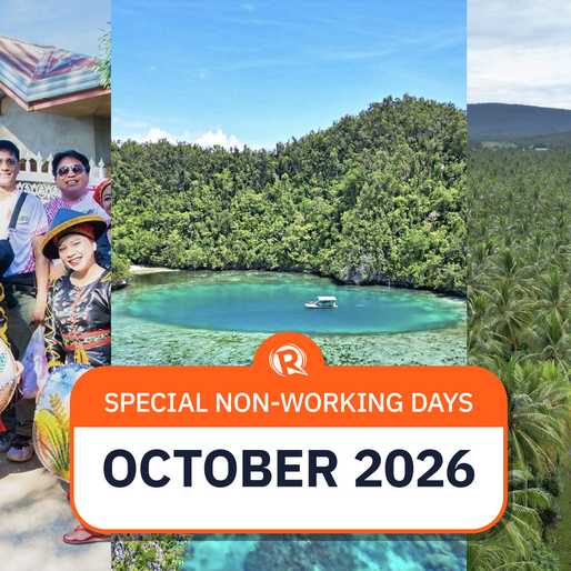 LIST: October 2026 special non-working days in PH provinces, cities, towns