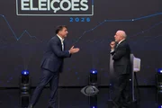 Debate entre Flávio Bolsonaro e Lula na Band