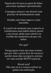 Tico Santta Cruz fala da relação com o álcool e a decisão de parar de beber