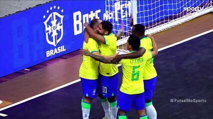Brasil 6 x 0 Afeganistão | Gols | Final Copa das Nações de Futsal 2026