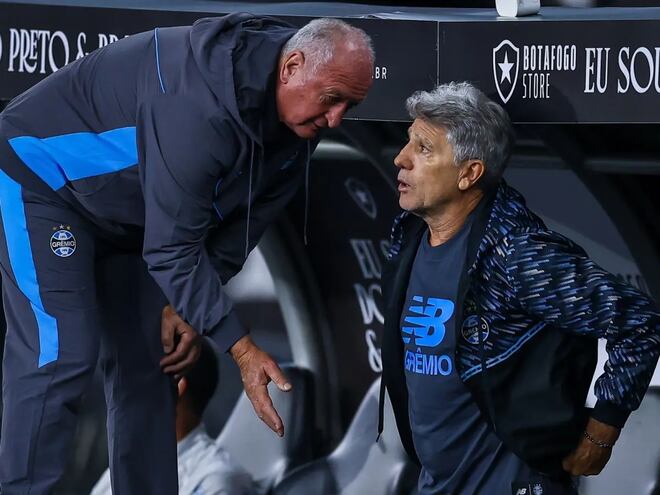 Mesmo humilhados, jogadores do Grêmio querem que Renato fique. Nem união com Felipão está dando certo. Mas técnico garante: não vai pedir demissão