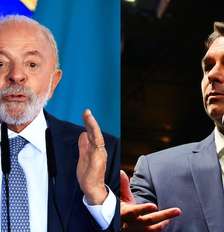 TSE proibiu a Meta de limitar o alcance de conteúdos políticos relacionados aos candidatos à presidência, Lula e Flávio Bolsonaro Foto: Wilton Junior/Estadão e Vittor / Estadão