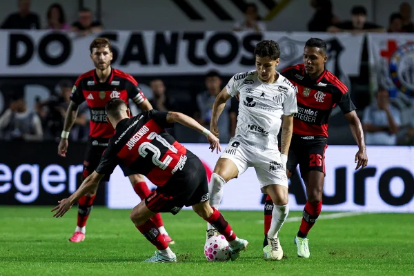 Brasileirão: VAR leva quase 10 minutos em Santos x Flamengo e bate recorde - destaque galeria