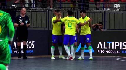 Brasil 3 x 0 Japão | Gols | Desafio Internacional de Futsal