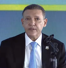 Presidente do Tribunal Superior Eleitoral (TSE), ministro Kassio Nunes Marques, em entrevista coletiva às 14h de domingo, 25. Foto: Reprodução / TSE via YouTube