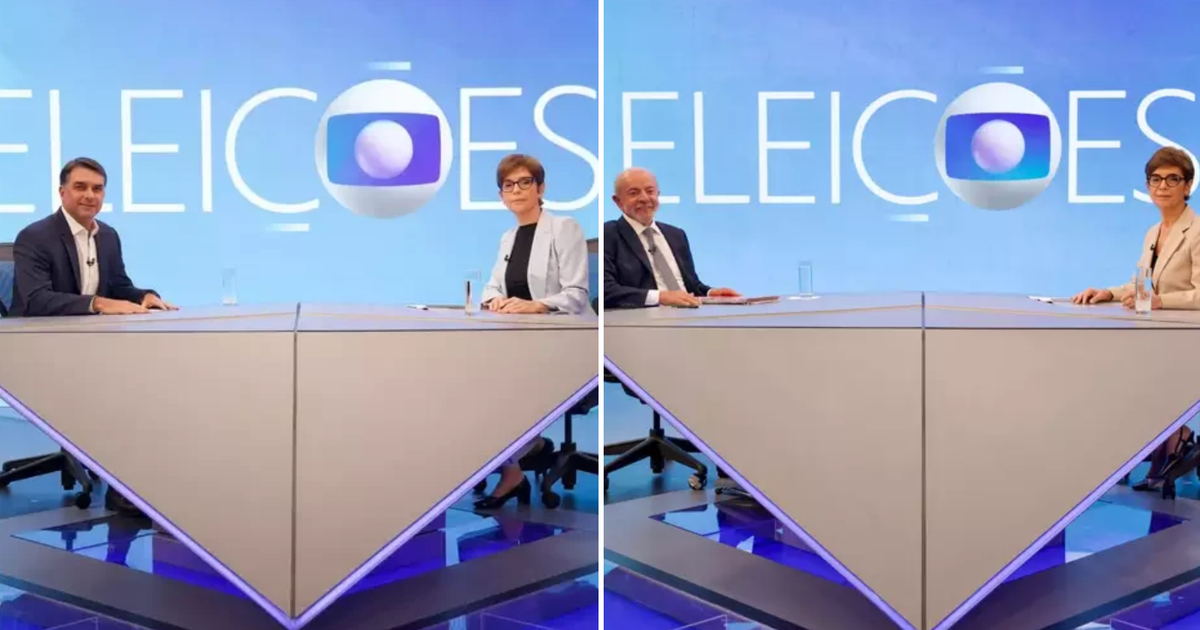 Flávio citou Lula 31 vezes na sabatina da Globo, e petista falou ‘Brasil’ 29 vezes; veja palavras mais usadas