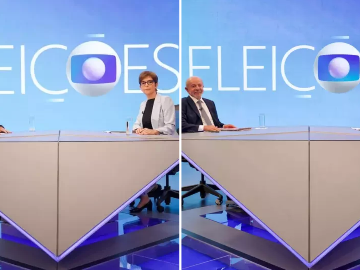 Flávio citou Lula 31 vezes na sabatina da Globo, e petista falou ‘Brasil’ 29 vezes; veja palavras mais usadas